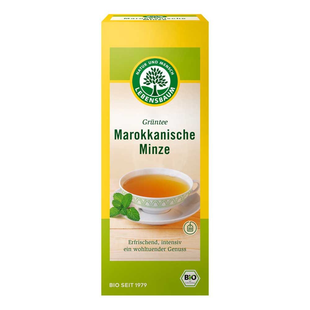 Lebensbaum Tee Grüntee - Marokkanische Minze 40g