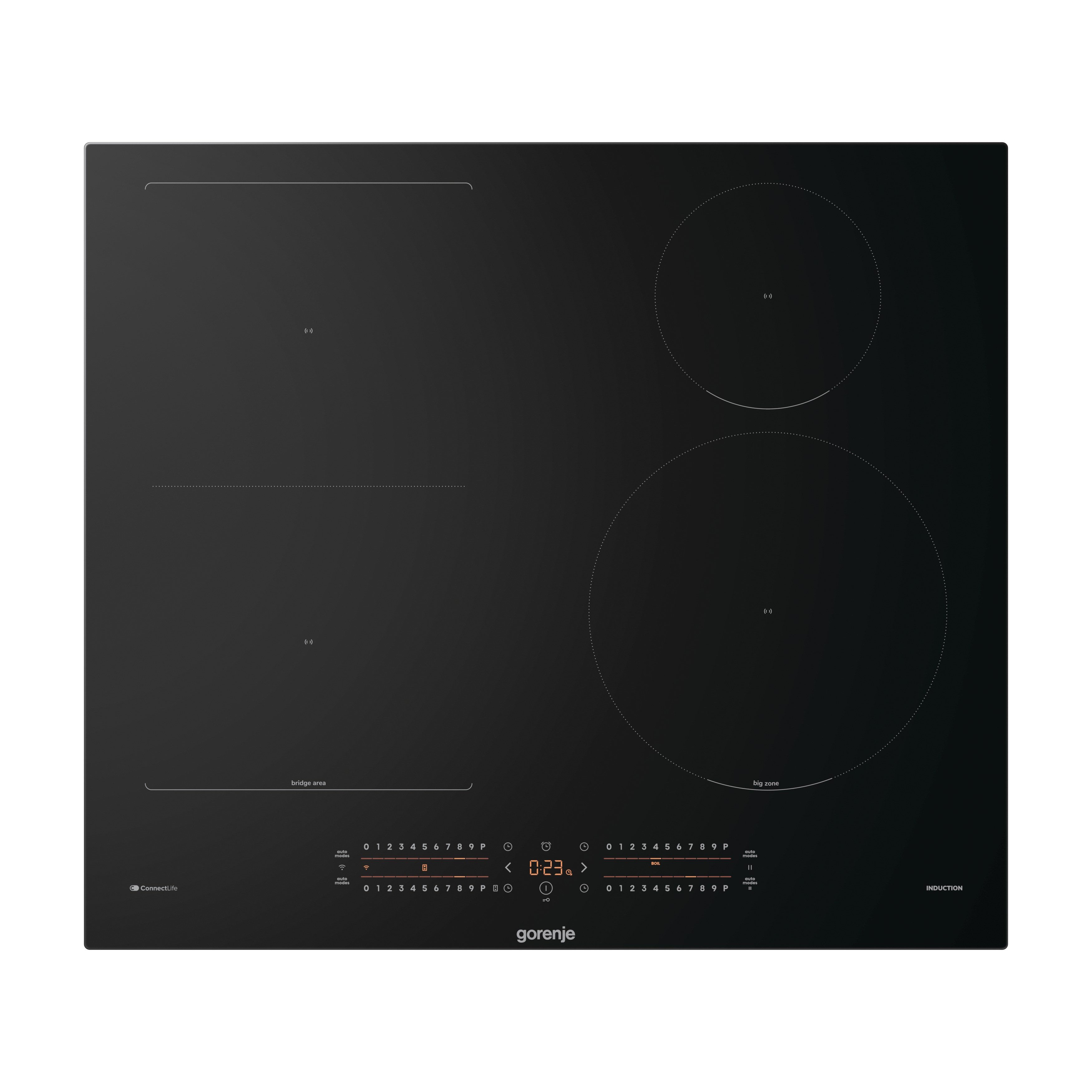 GORENJE Flex-Induktions-Kochfeld GI6432BSCWF, 60cm Induktionskochfeld mit BridgeZone
