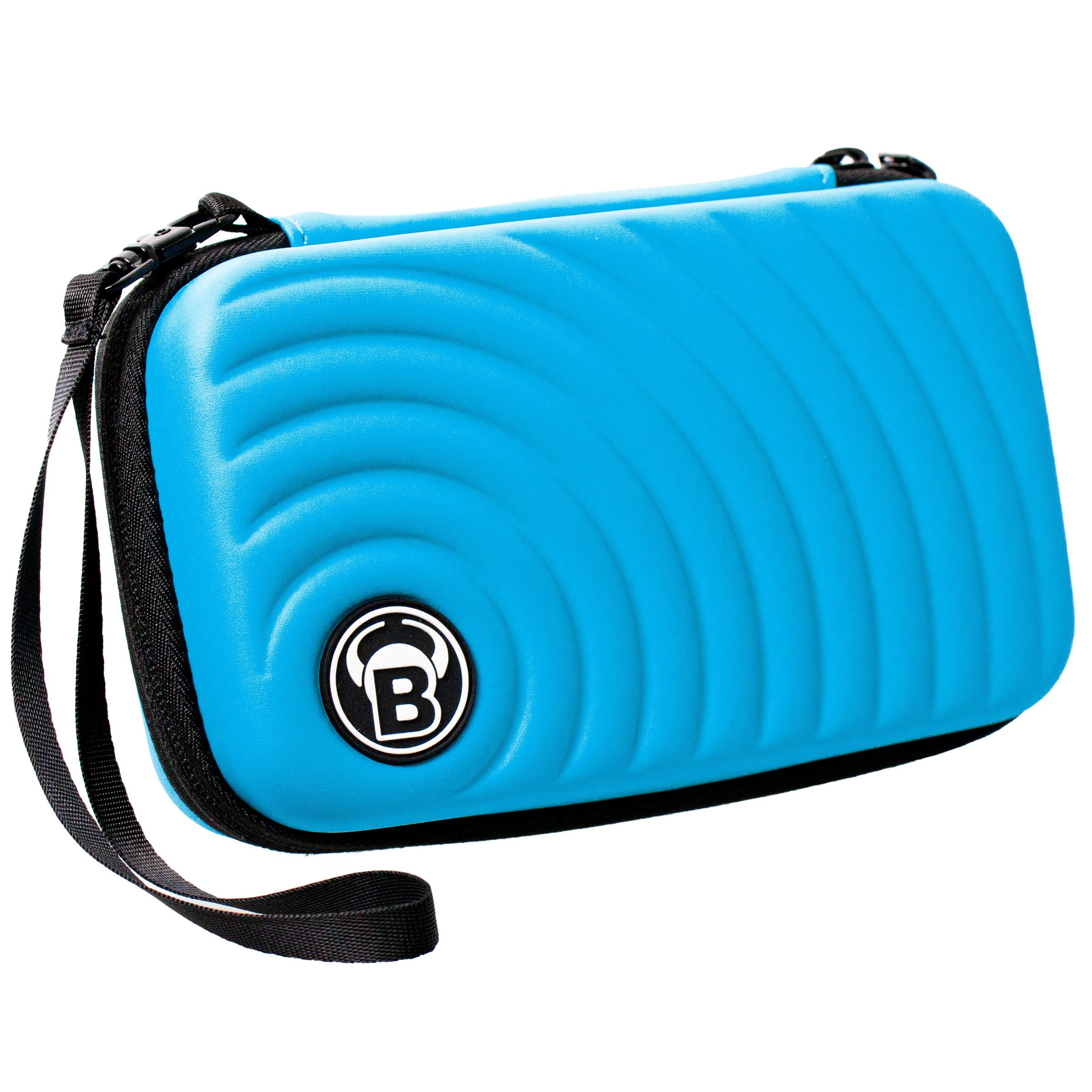 Dartpfeil Dart Tasche Hardcase Orbis XL, hellblau, 190x110x50mm
