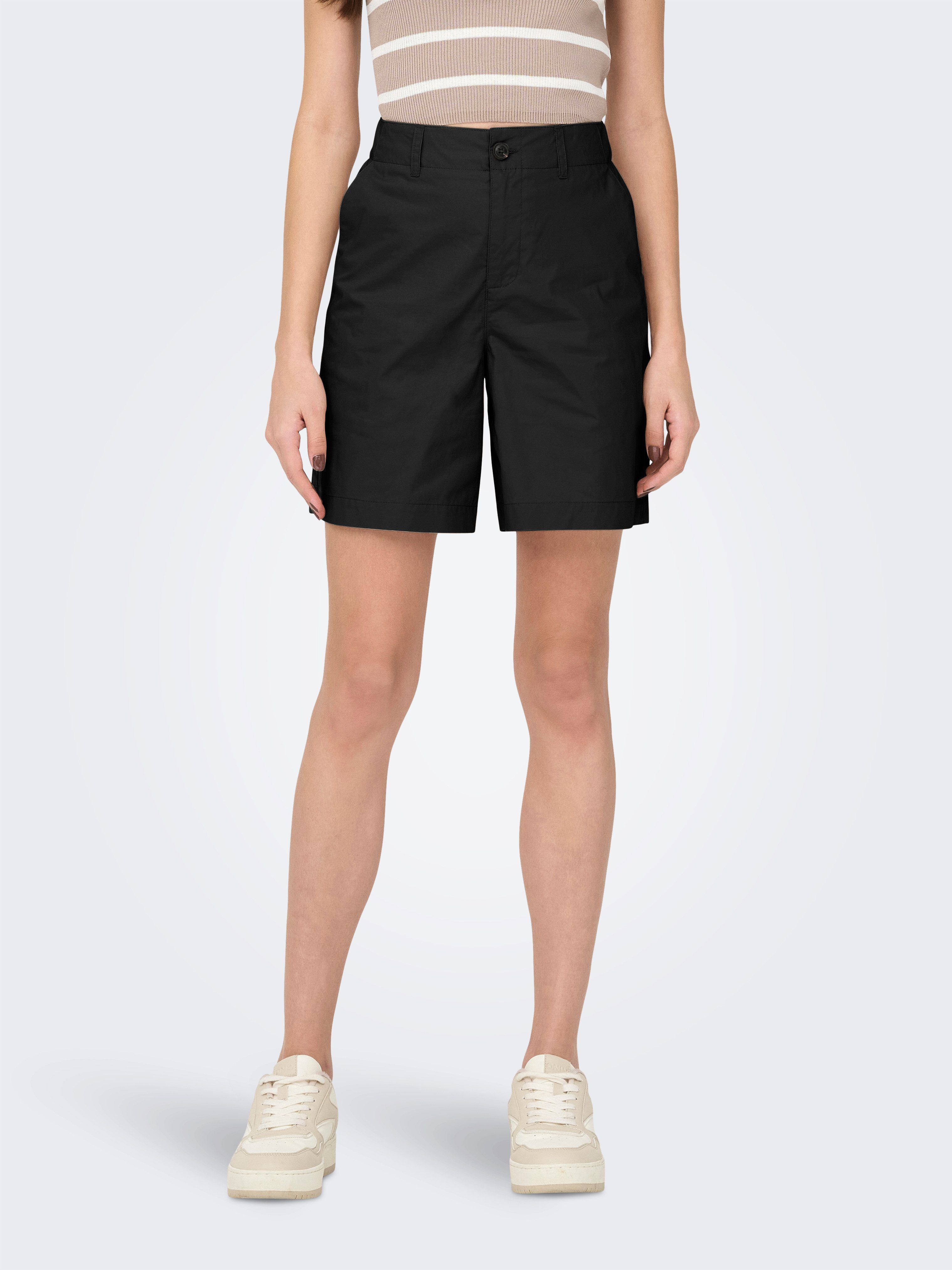 ONLY Shorts "ONLZORA MW BERMUDA SHORTS PNT" günstig online kaufen