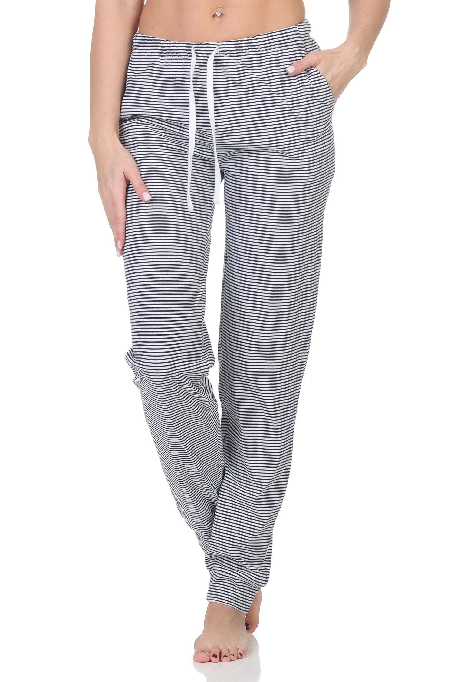 Normann Relaxanzug Damen Pyjama Hose lang Mix & Match - perfekt zu kombinieren