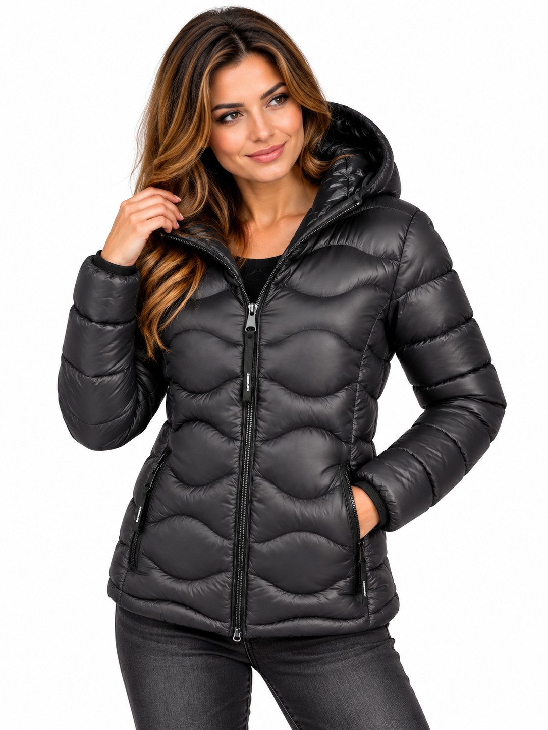 Geographical Norway Steppjacke Damen Herbst Winter Jacke Steppjacke Outdoor leicht Übergangsjacke