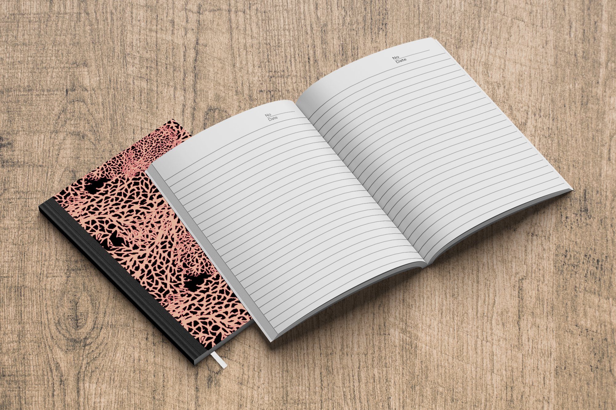 Koralle Merkzettel, Seiten, Rosa A5, - Textur Journal, - Notizheft, MuchoWow 98 Muster, Haushaltsbuch - Tagebuch, Notizbuch