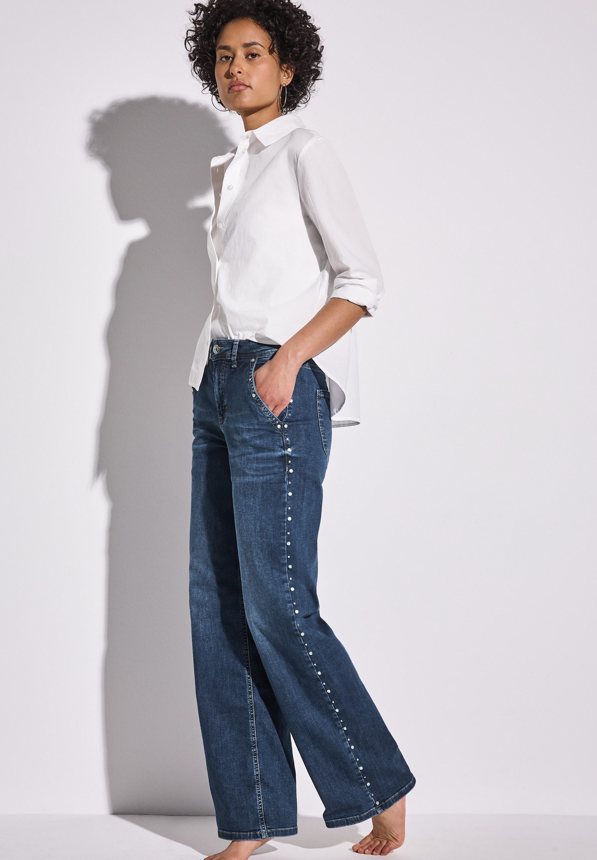 STREET ONE Stoffhose