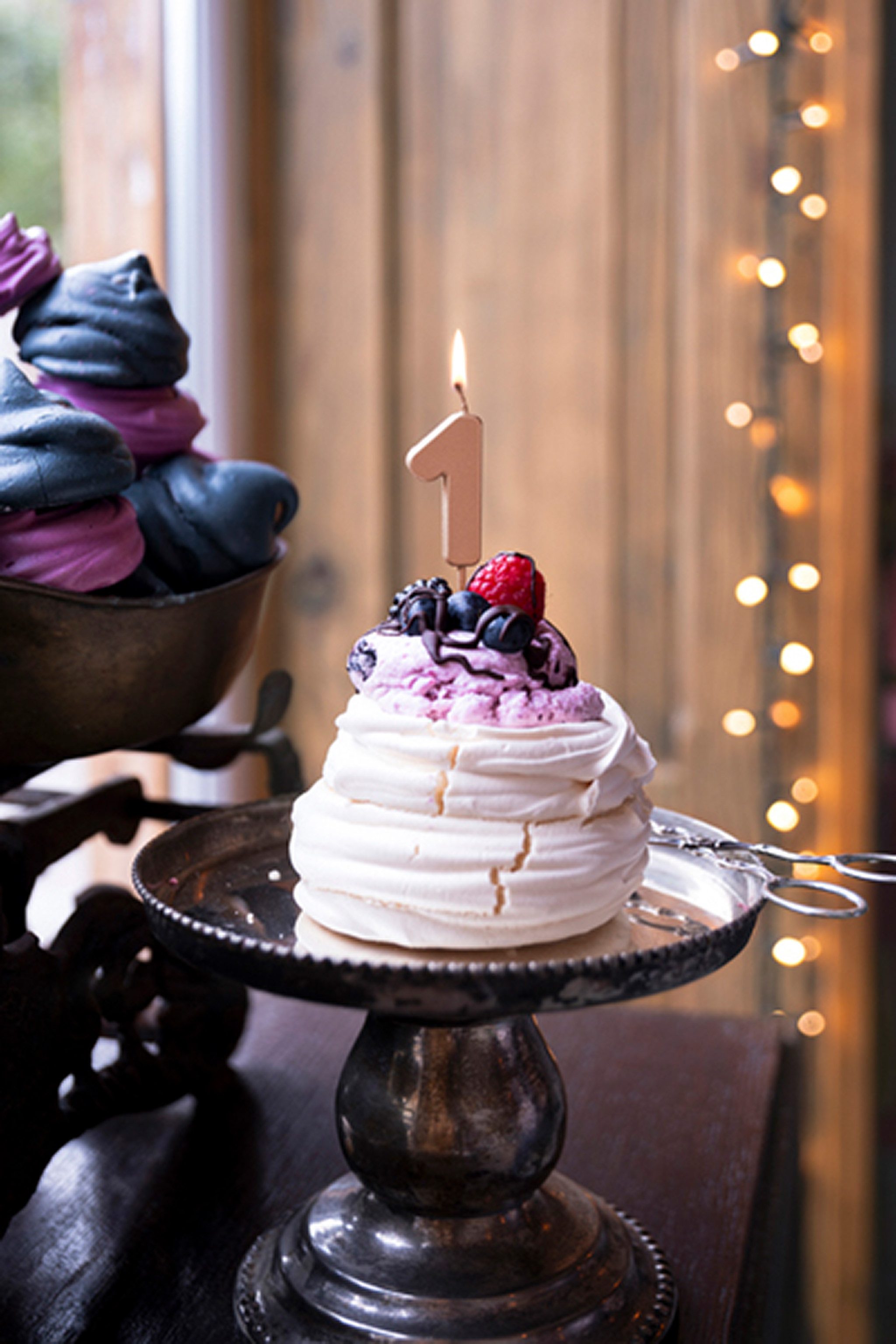 partydeco Geburtstagskerze, Geburtstagskerze Zahl 1 Zahlenkerze 4,5cm Roseg günstig online kaufen