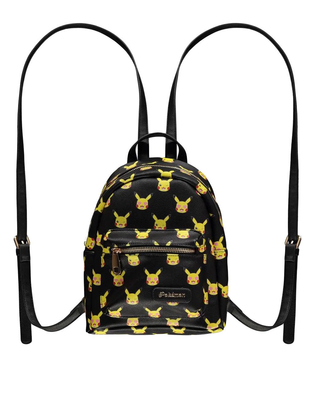 POKÉMON Rucksack Pikachu AOP, Muster Kawaii Herz Kunstleder