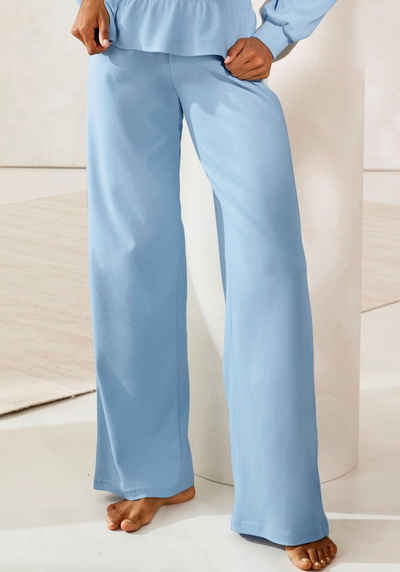 LASCANA Sweathose -Loungehose mit ausgestelltem Bein, Loungewear