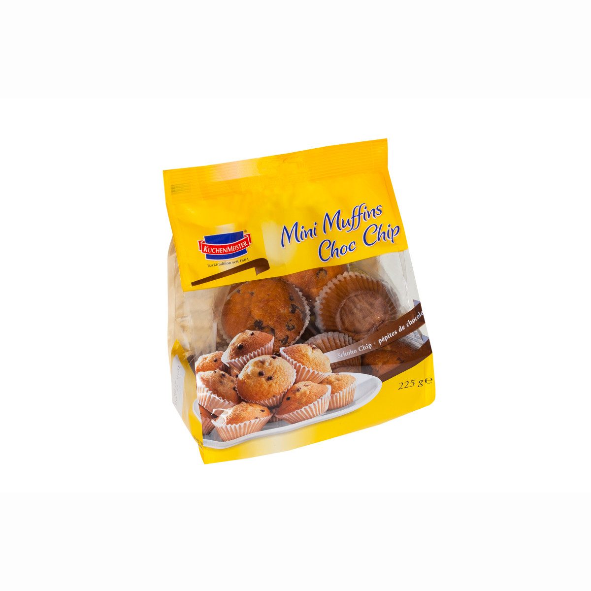 KuchenMeister Kuchen, KuchenMeister Mini Muffins Schoko Chip Straciatella Geschmack 225g