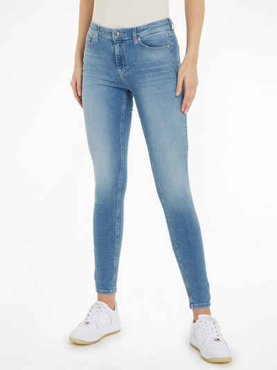 Tommy Jeans Bequeme Jeans Nora mit Ledermarkenlabel