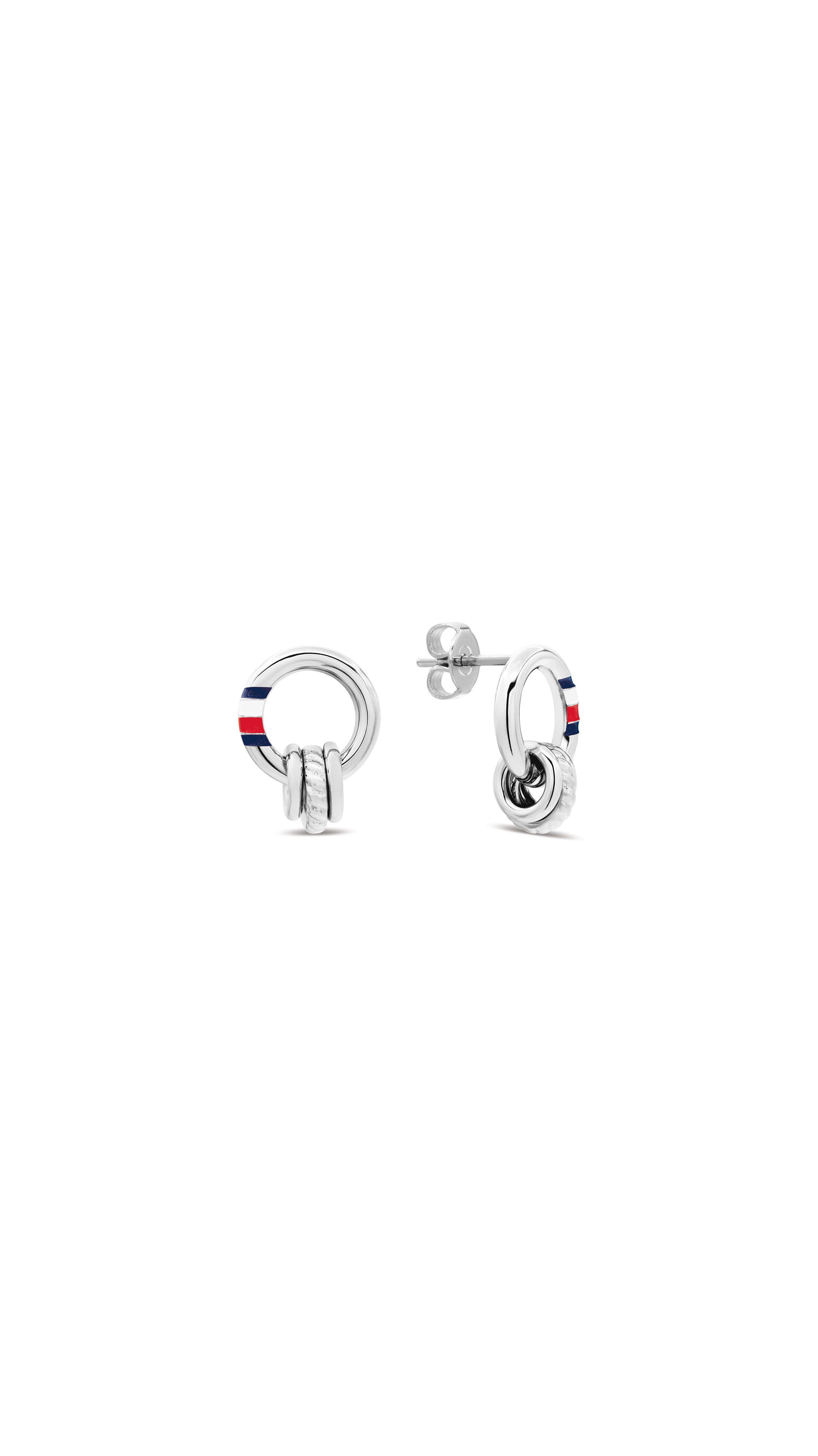 Tommy Hilfiger Paar Ohrstecker FEMININE ROPE, Emaille