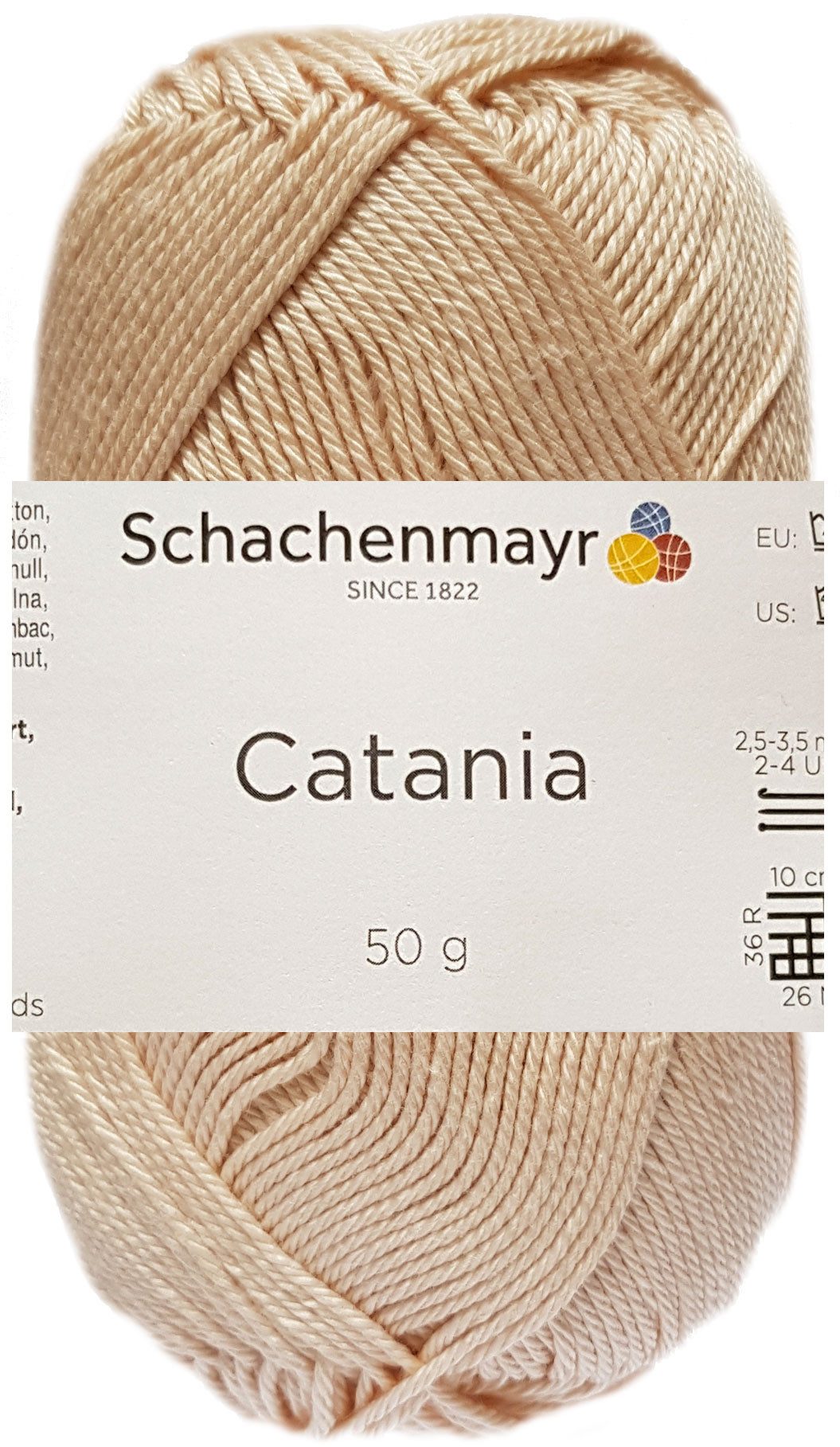 Schachenmayr 50 Gramm Schachenmayr Catania Farbauswahl Bastelgarn, 125 m