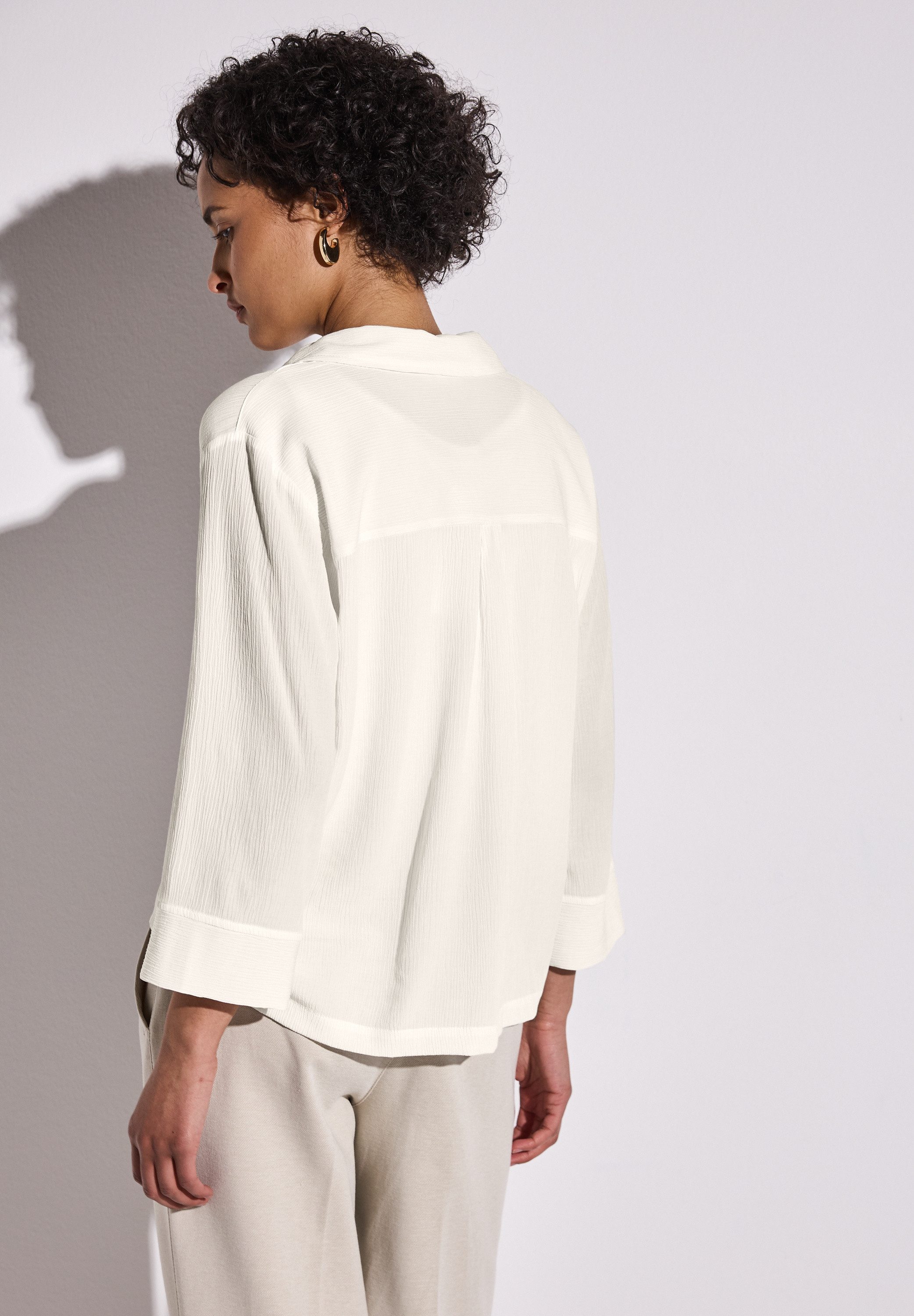 STREET ONE Klassische Bluse mit 3/4 Ärmeln günstig online kaufen