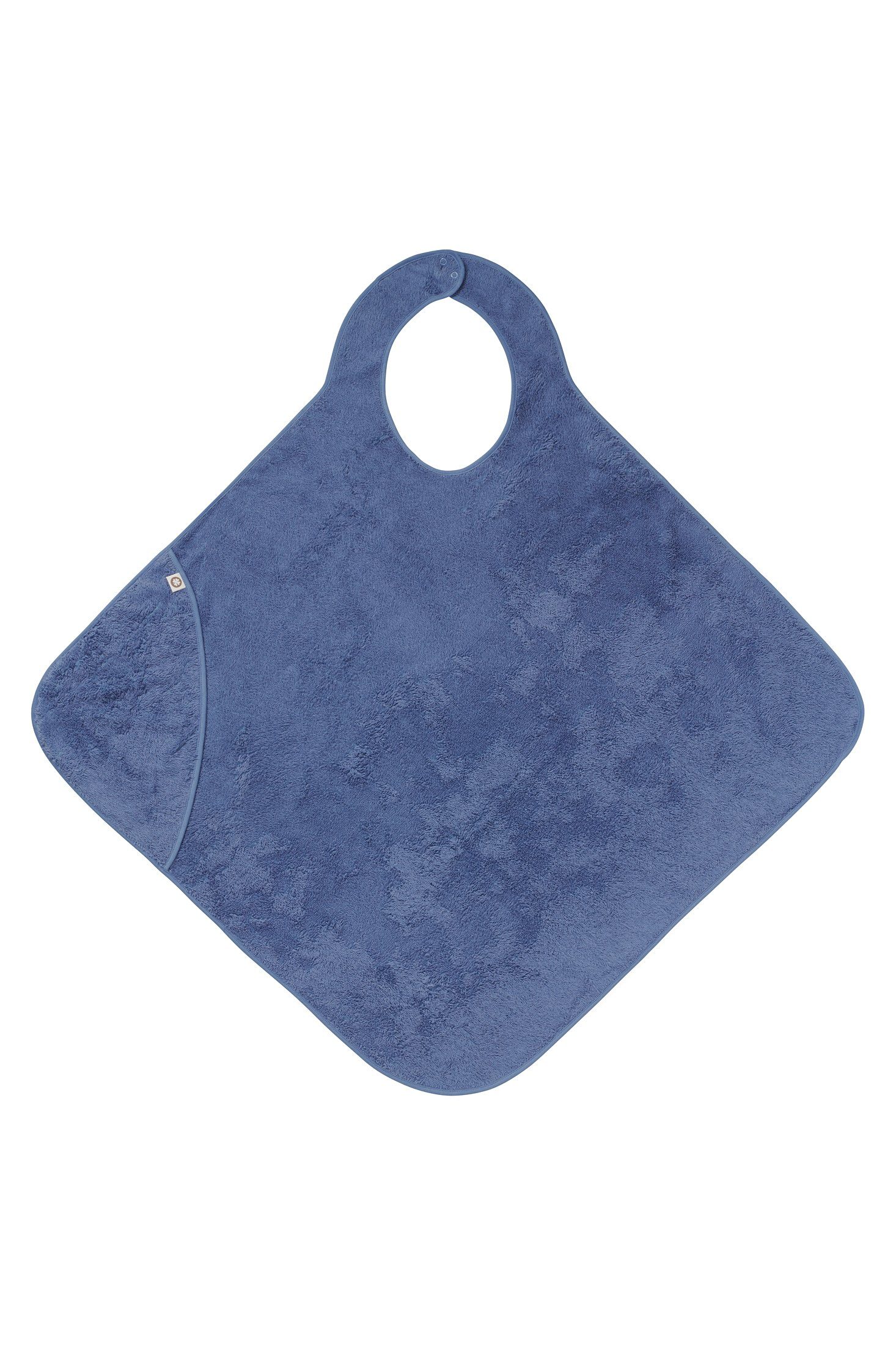 Babybademantel Keine / Kapuze, verschluss Noppies Wearable towel Blue hooded 90% Badecape Noppies 10% Colony Baumwolle Polyester, 110cm,