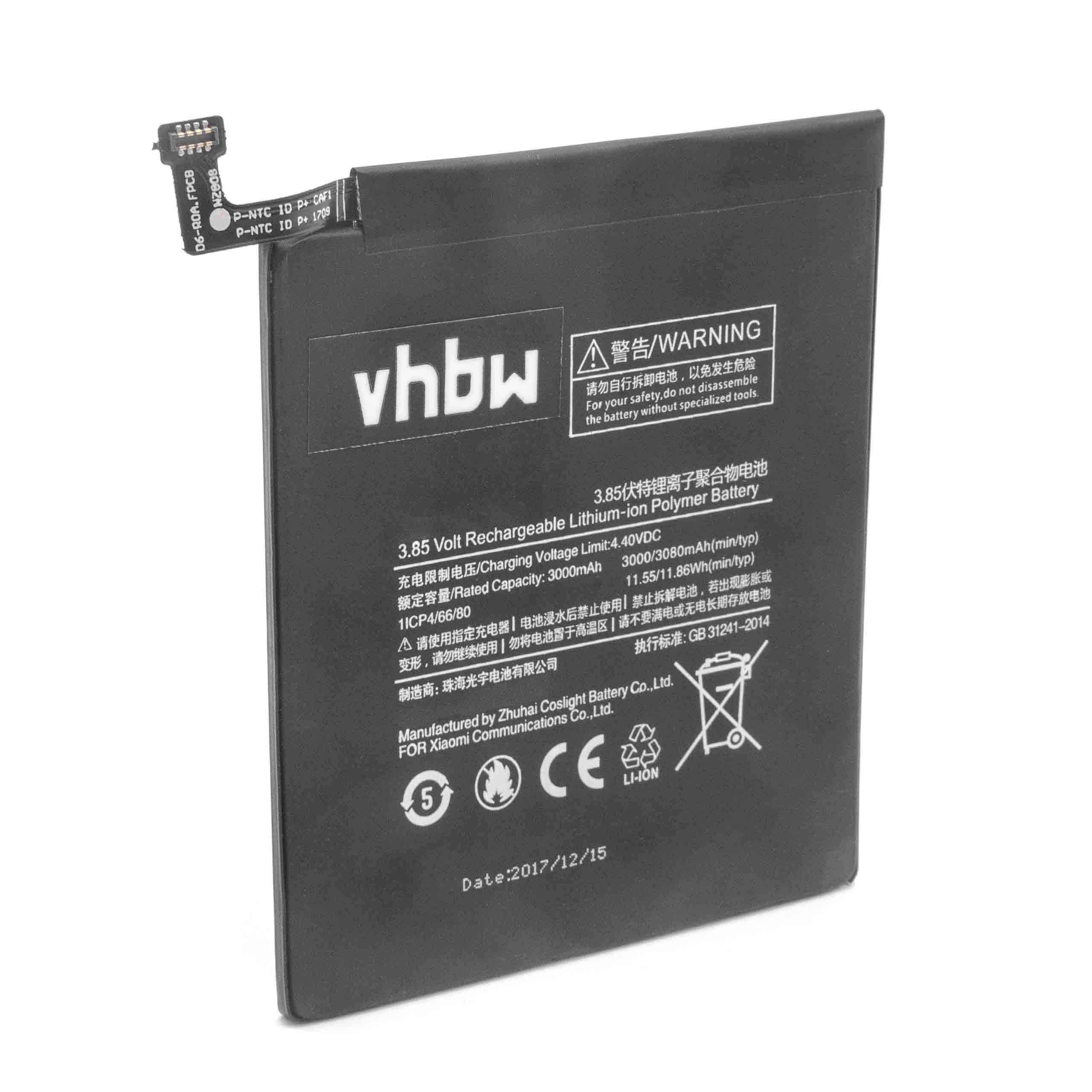 vhbw Ersatz für Xiaomi BN31 für Smartphone-Akku Li-Polymer 3000 mAh (3,85 V) | Akkus und PowerBanks