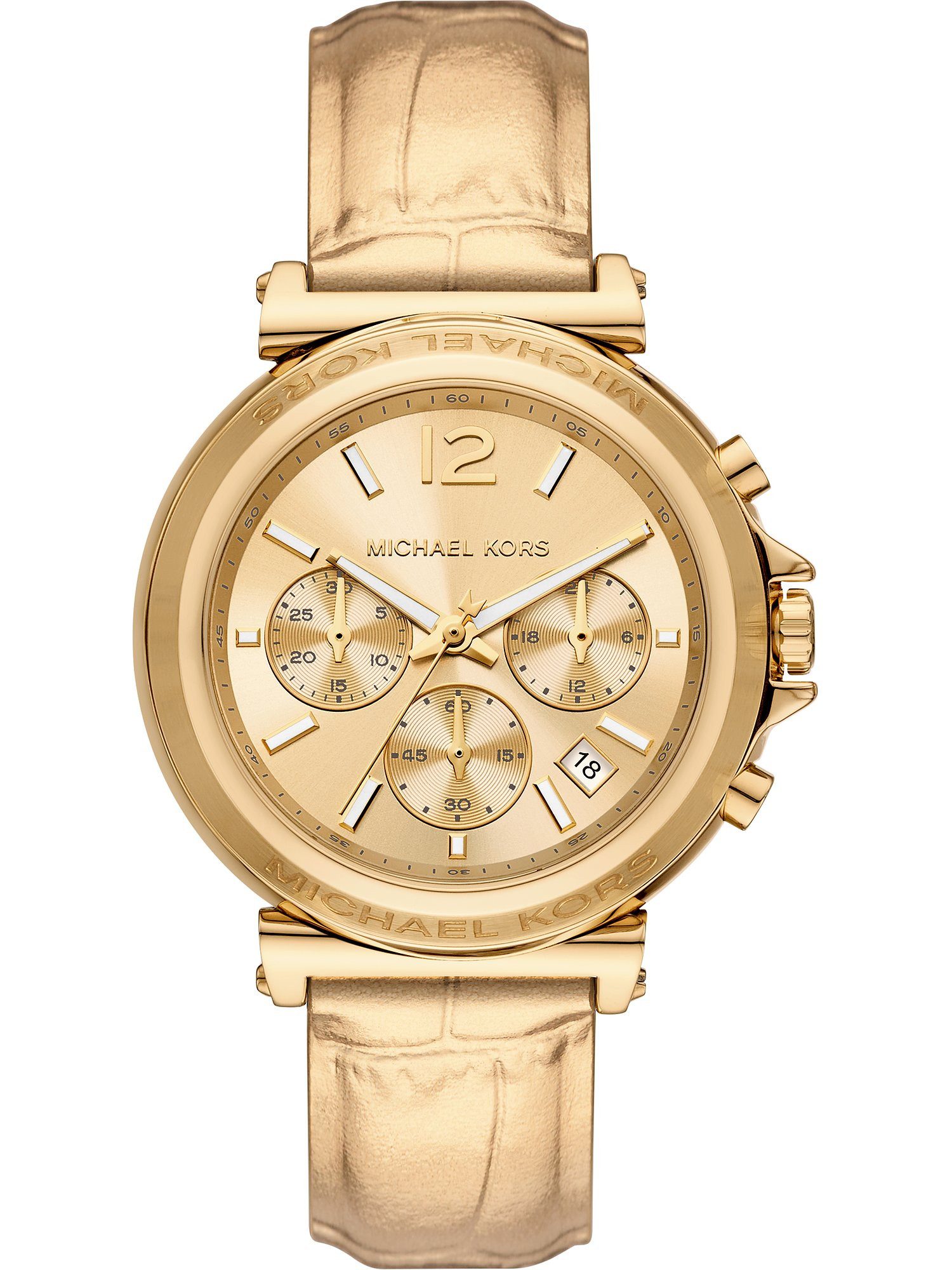Chronograph Michael Kors Damen-Uhren Analog Quarz
