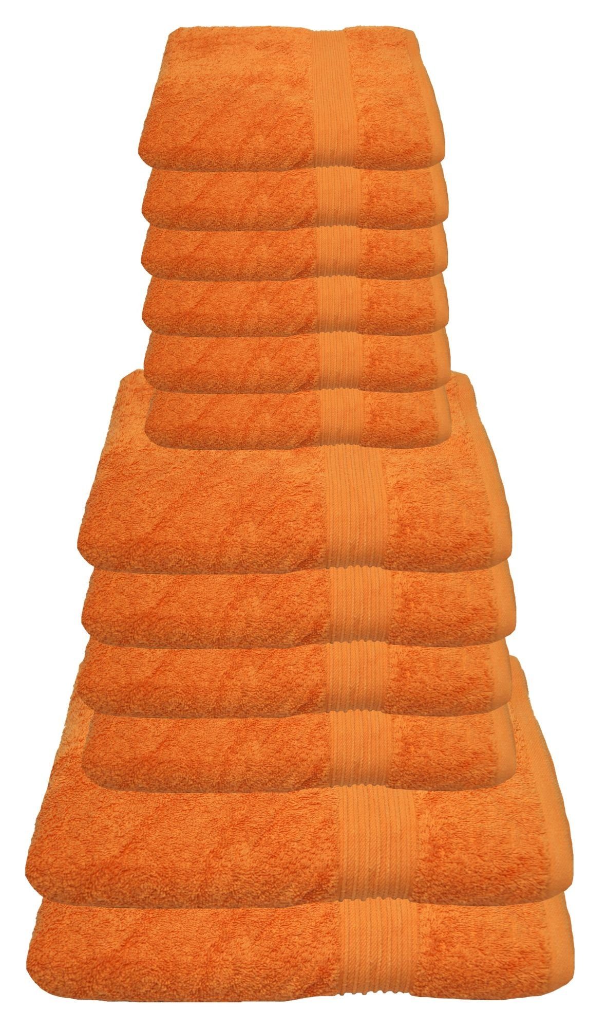 Julie Julsen Handtücher 12-Handtücher-Orange, Baumwolle (12-St) günstig online kaufen