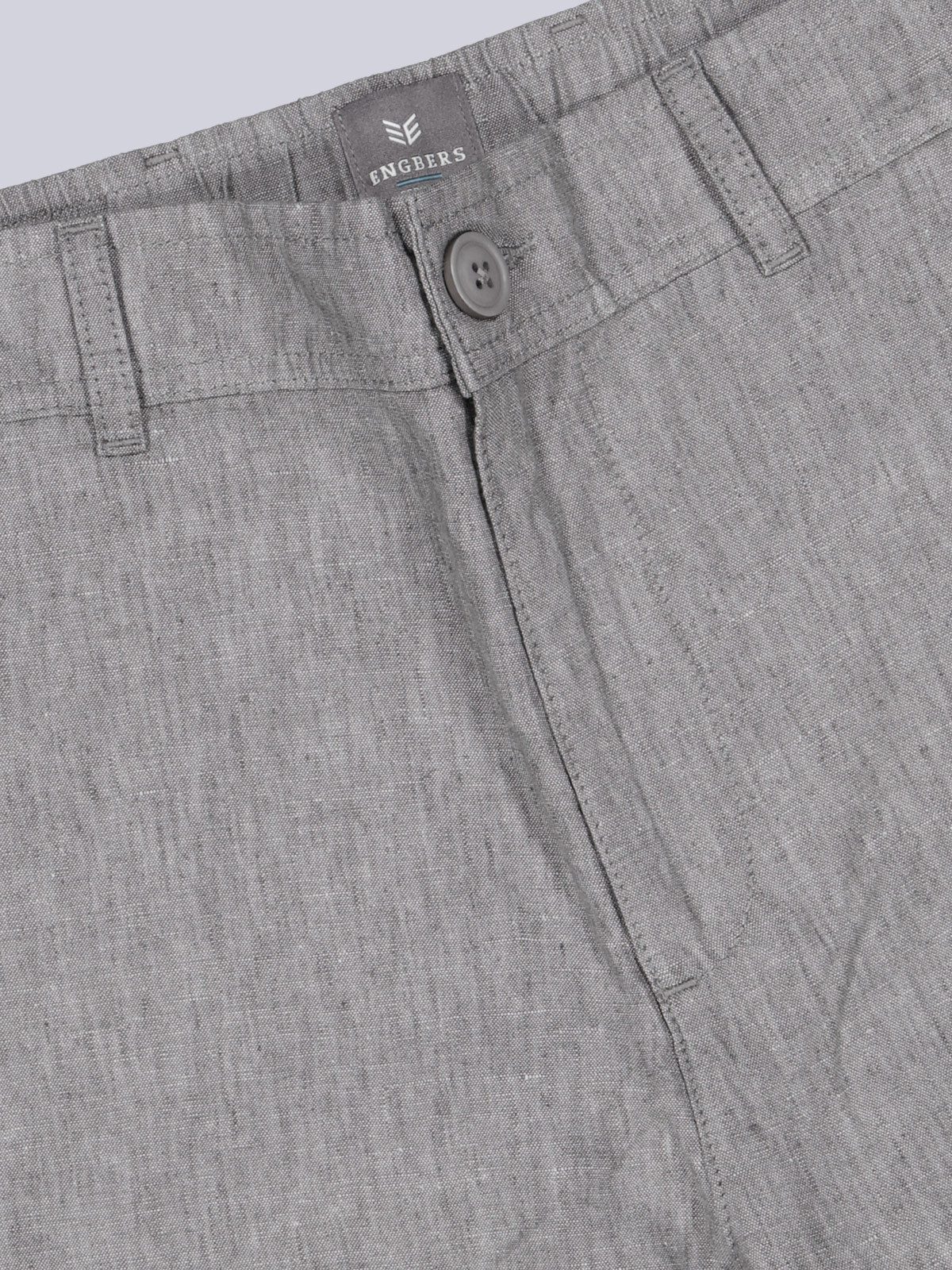 ENGBERS GERMANY Cargoshorts Herren Hochwertige Leinenshorts aus europäischer Ware, Dunkelbraun