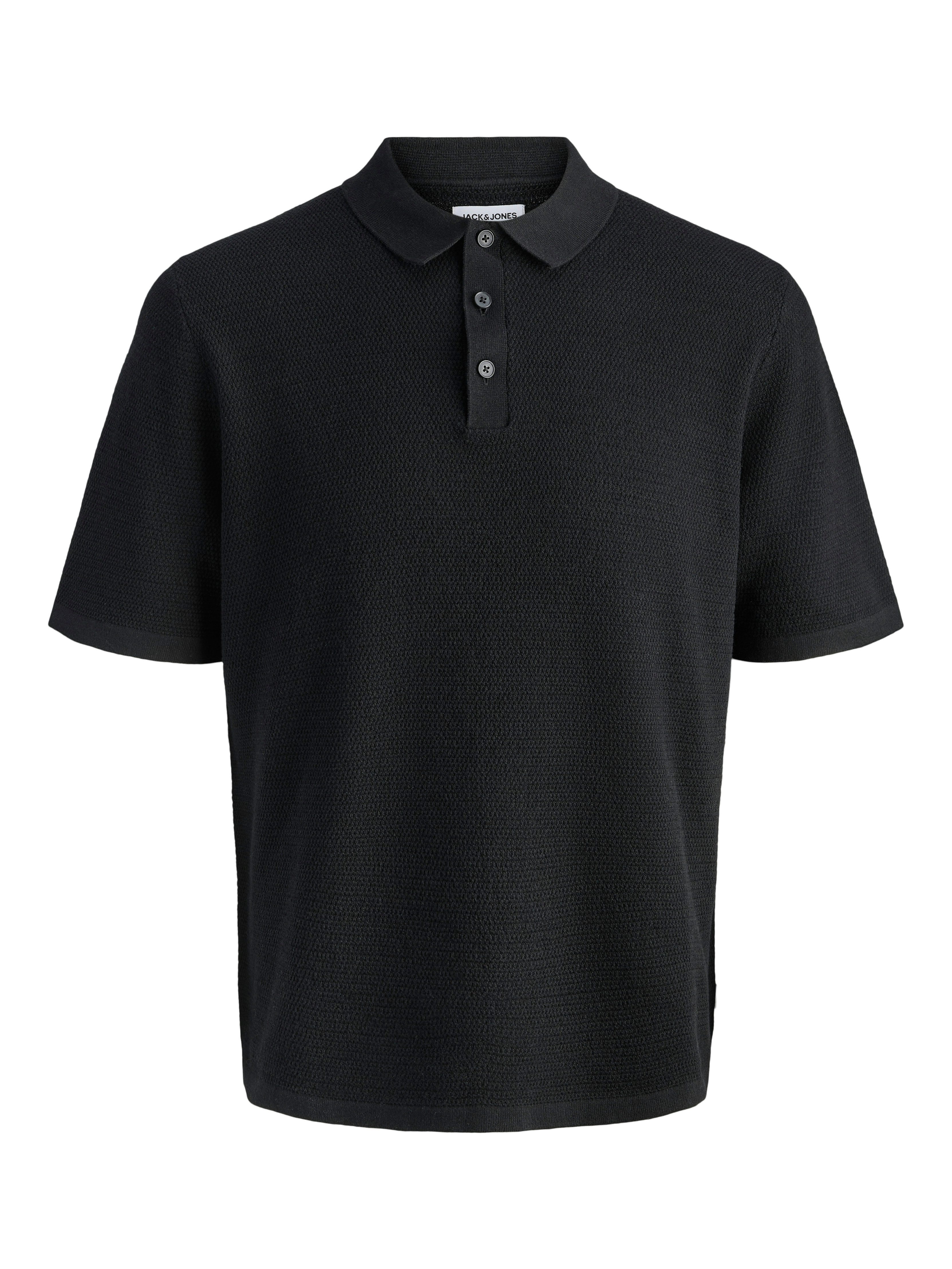 Kurzarmpullover JJEGEORGE KNIT POLO SS SN