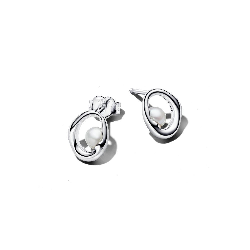 Pandora Paar Creolen Pandora Essence Organisch geformte Ohrstecker 293295C01