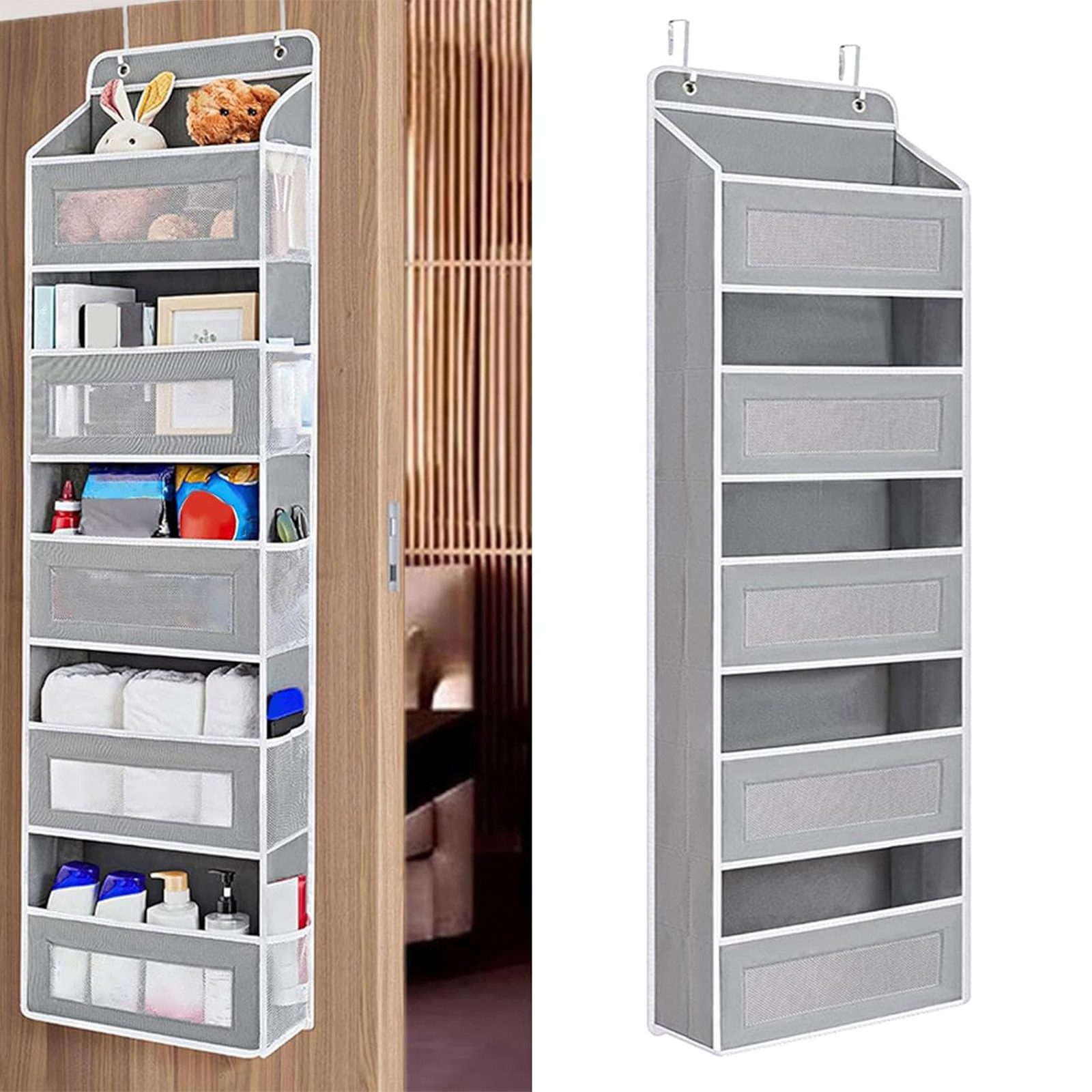 HAUSS SPOLE Hängeregal Wandorganizer mit 5 Fächern,Hängende Aufbewahrungsta günstig online kaufen