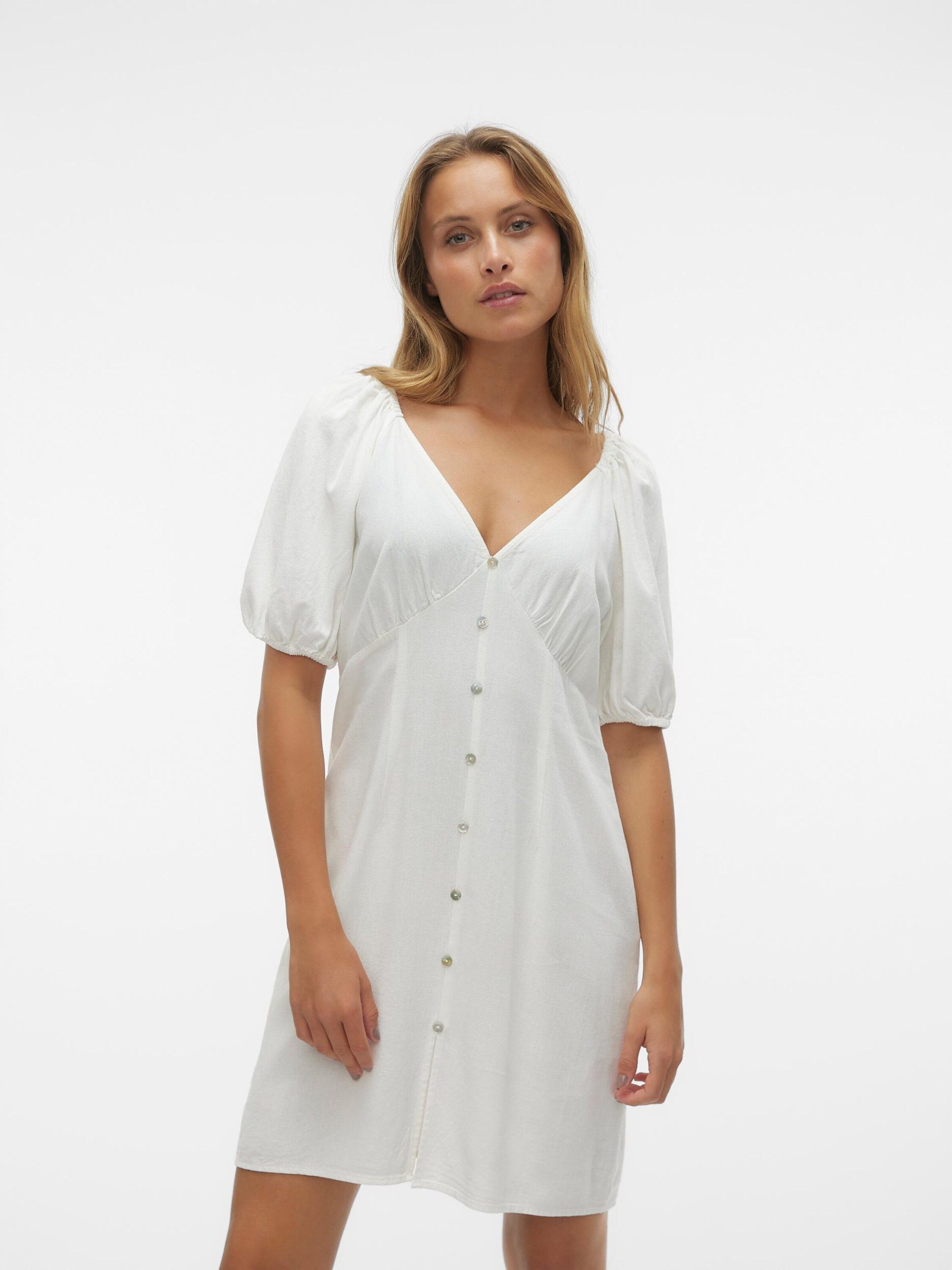 Vero Moda Jerseykleid Mymilo (1-tlg) Drapiert/gerafft