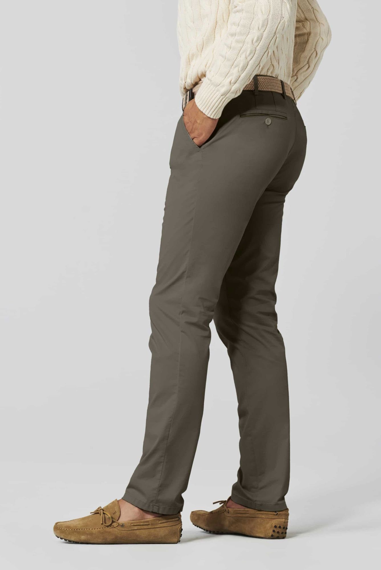 MEYER Chinohose Oslo (1-tlg) mit Stretch-Dehn günstig online kaufen