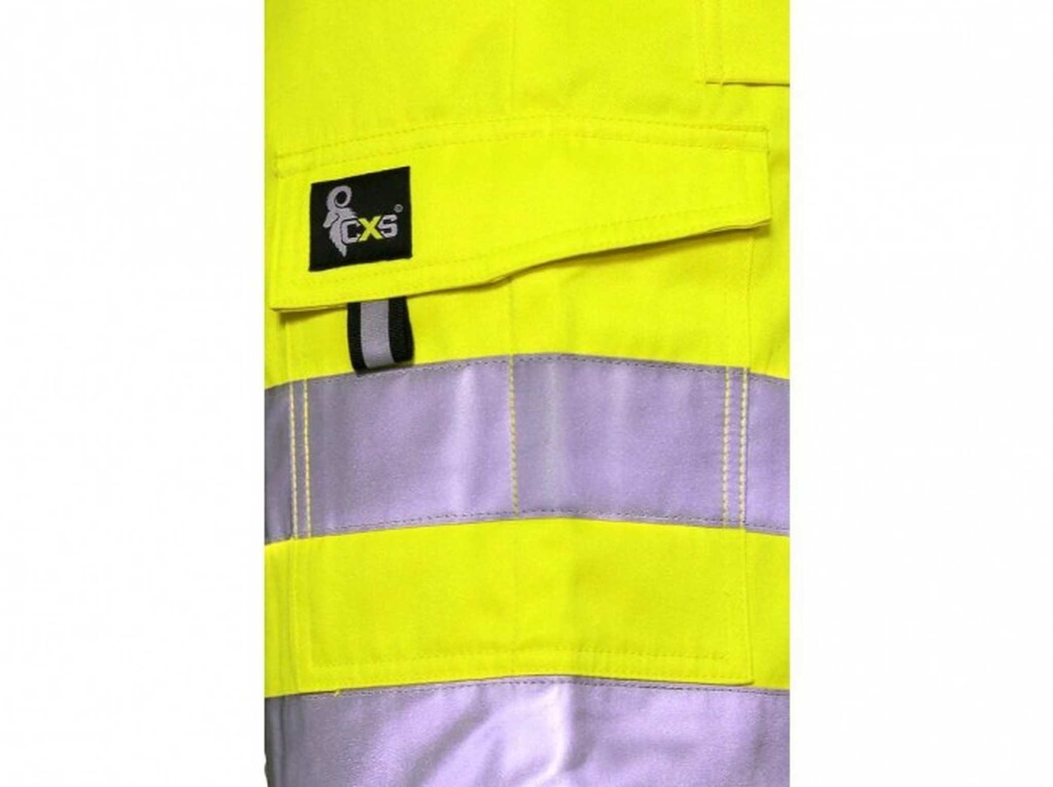 CXS Arbeitshose Herren Arbeitshorts Warnung gelb neon NORWICH