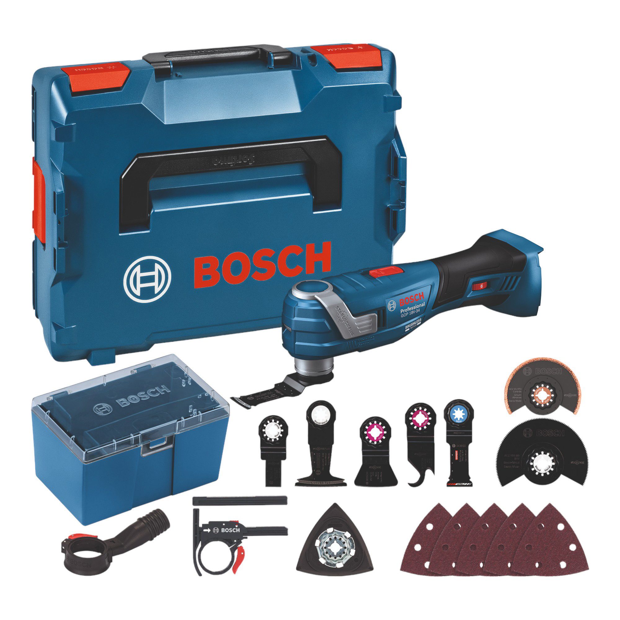 Bosch Professional Akku-Multifunktionswerkzeug GOP 18 V 34 Akku Multi Cutte günstig online kaufen