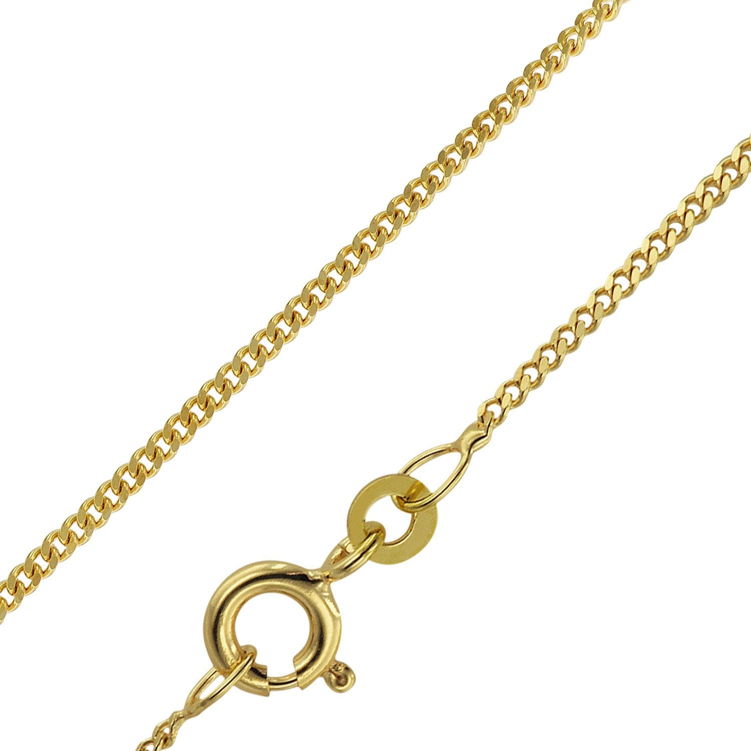 trendor Panzerkette 585 Gold / 14 Karat Panzerkette 1,4 mm breit