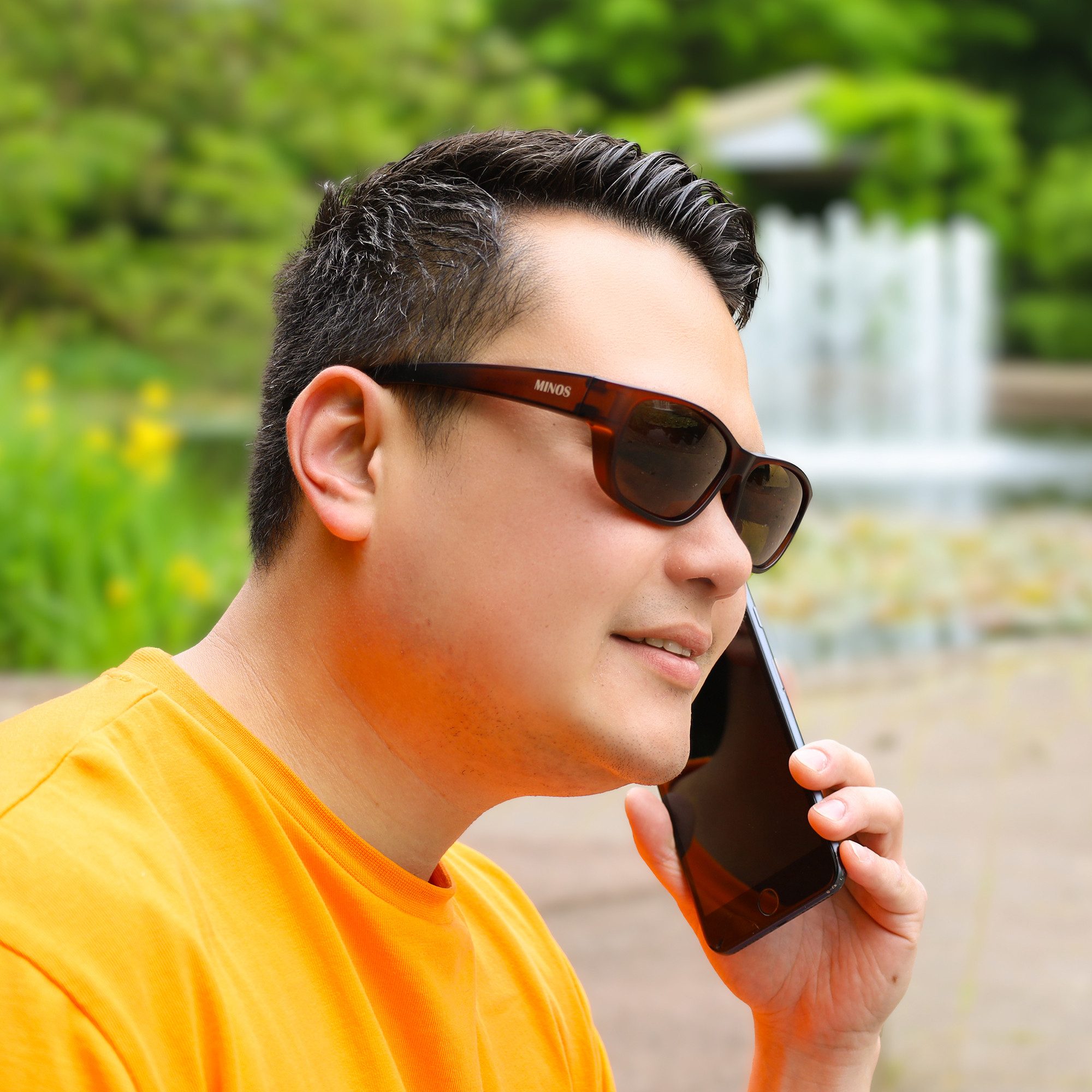 ActiveSol Sonnenbrille Überziehsonnenbrille Minos (inklusive Schiebebox und Brillenputztuch) Lotuseffekt