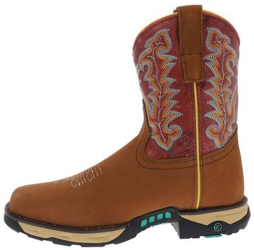 Corral Boots W5001 Braun Rot Cowboystiefel Rahmengenähte Damen Westernstiefel