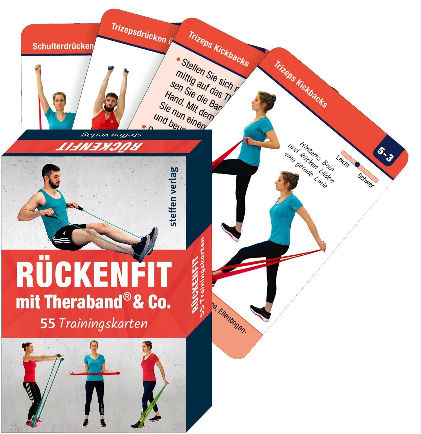 Trainingskarten: Rückenfit mit TheraBand® & Co. / Ronald Thomschke
