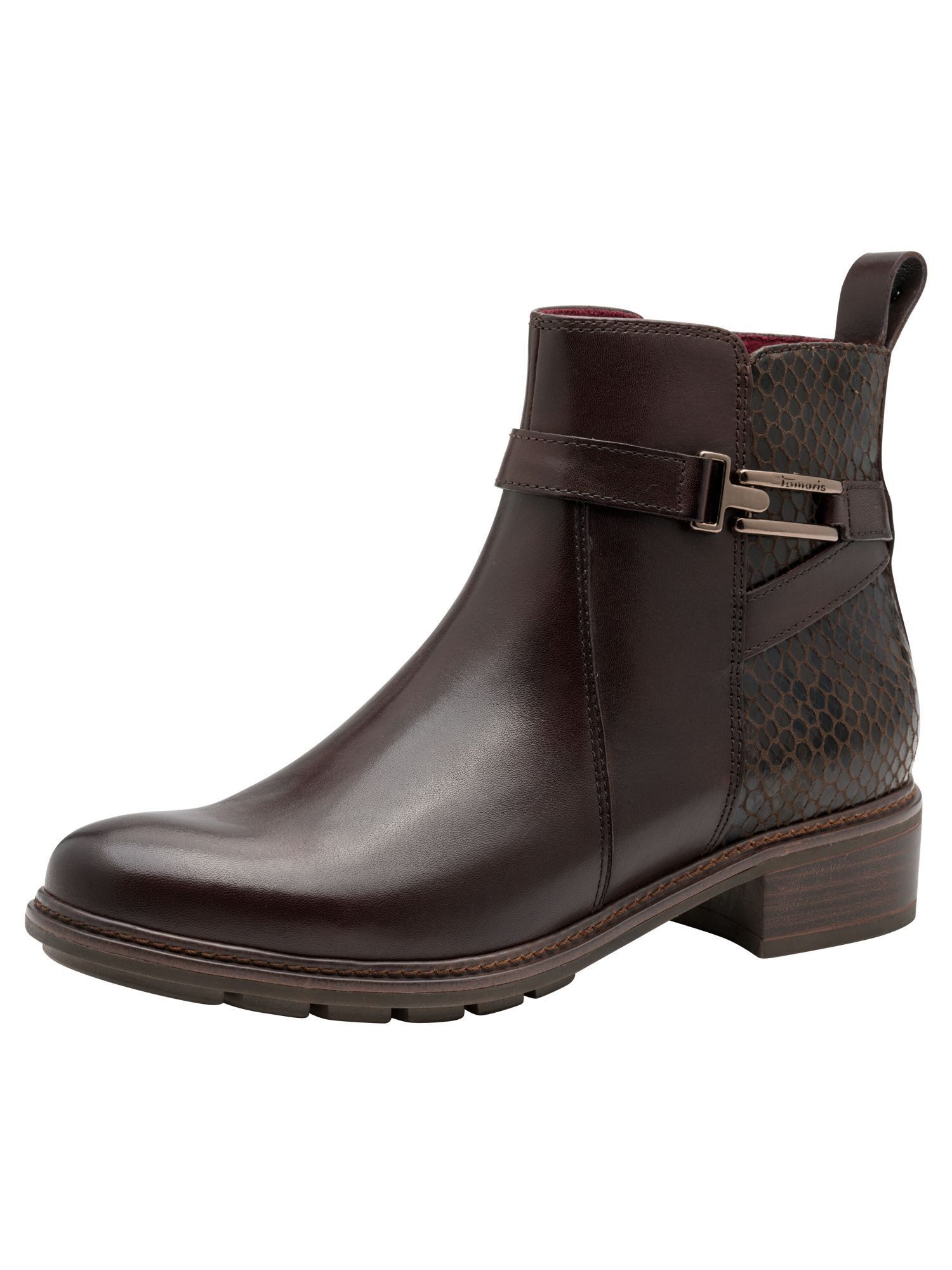 ANTIshokk, ANTIslide, TOUCH-IT aus Leder Stiefelette