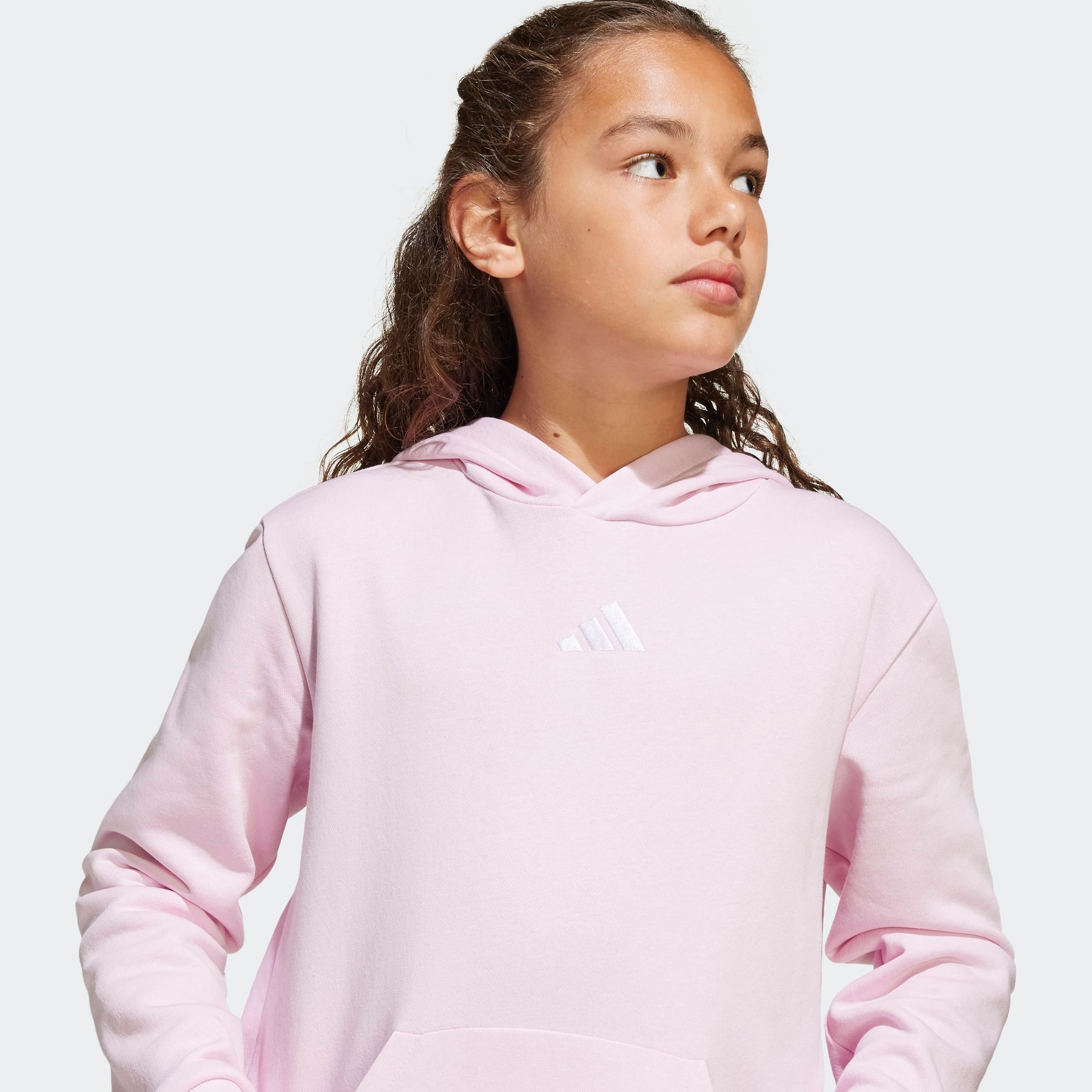 adidas Sportswear Kapuzensweatshirt J SL FL HD 225 für Kinder, mit Kapuze, ohne Verschluss