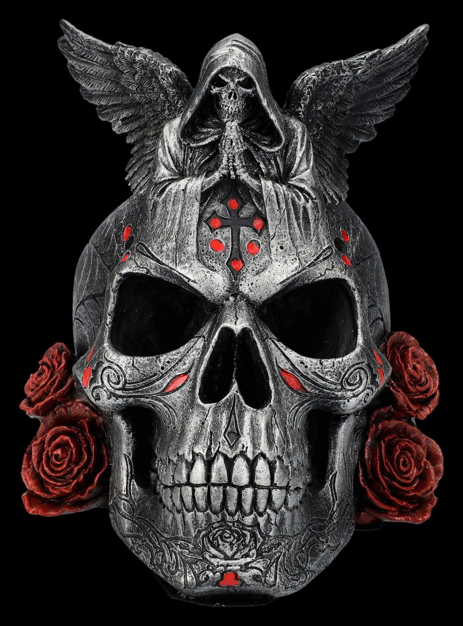 Figuren Shop GmbH Dekofigur Totenkopf Figur günstig online kaufen