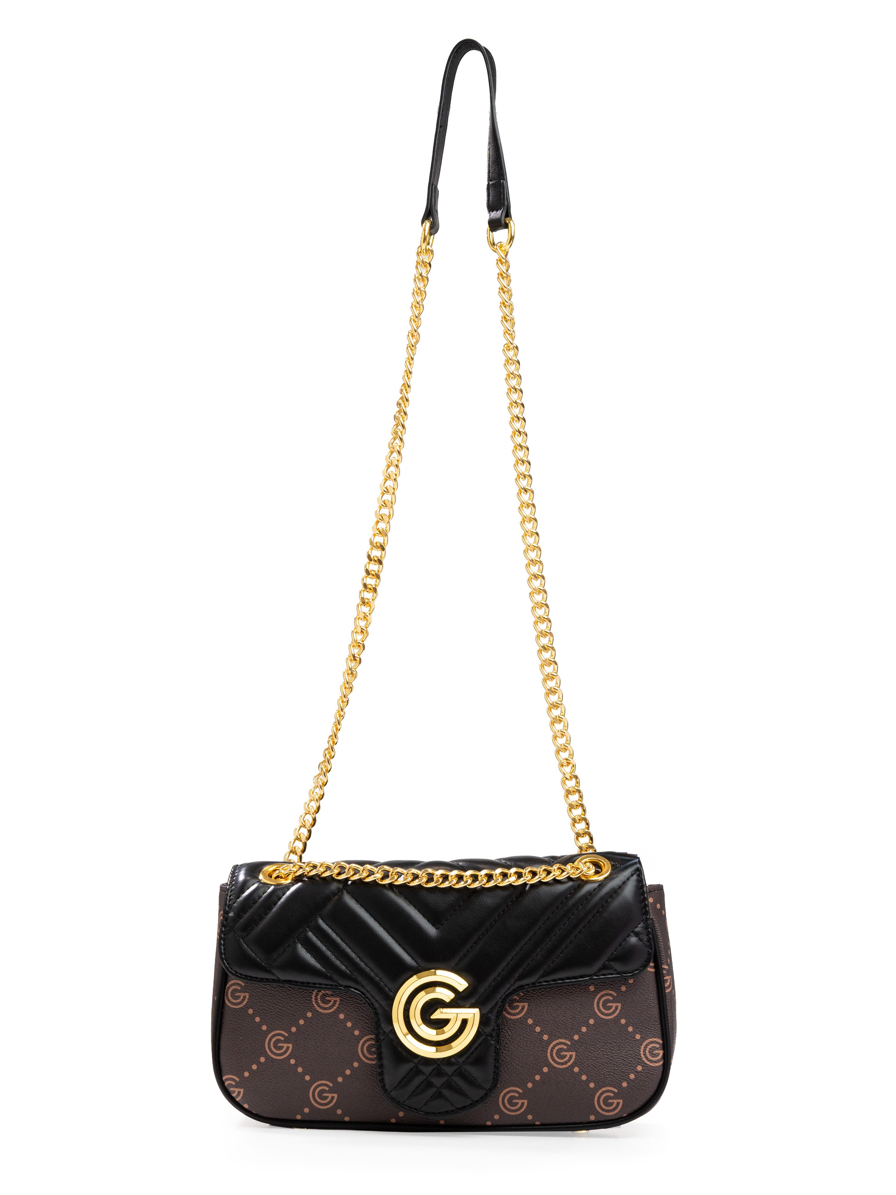 GABRIELLA G By Gabriella Gucci Umhängetasche CINDY, Damen Umhängetasche, Handtasche, Tragetasche mit Logoverzierung