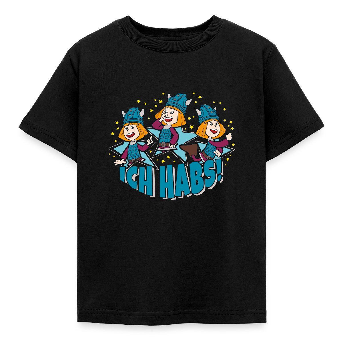Spreadshirt T-Shirt Wickie Und Die Starken Männer Ich Habs Kinder T-Shirt (1-tlg)