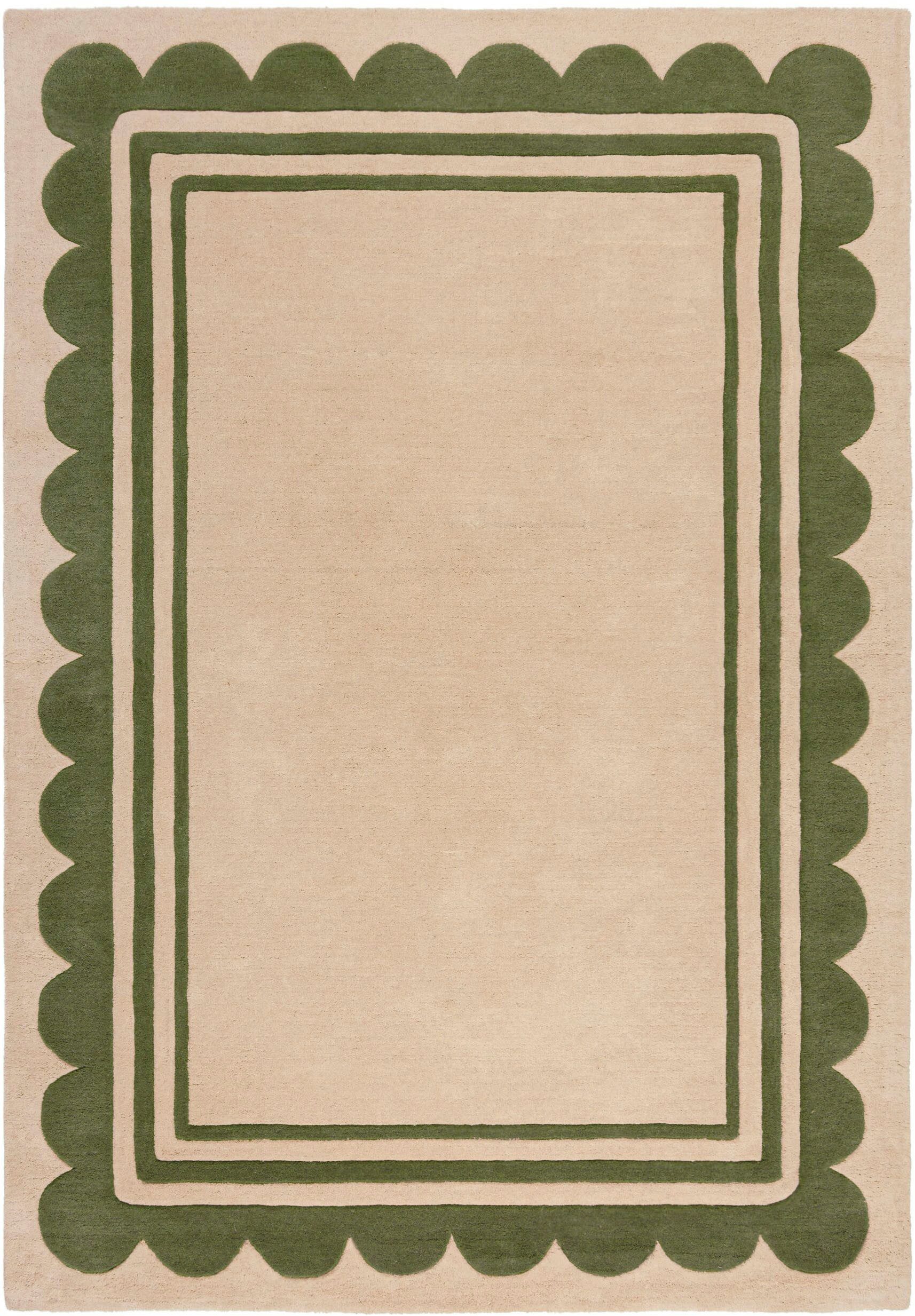 FLAIR RUGS Wollteppich Lois, rechteckig, Höhe: günstig online kaufen