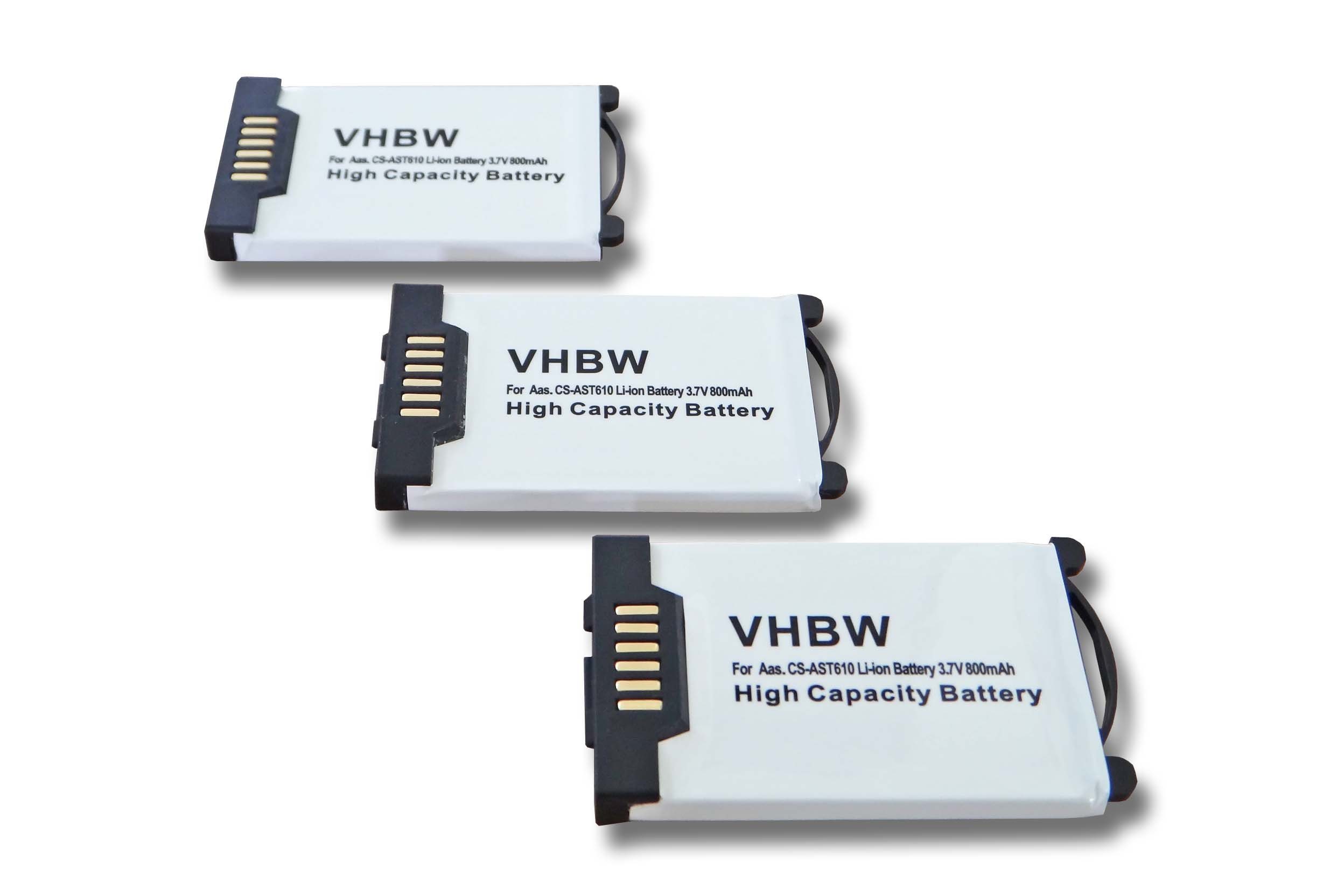 vhbw kompatibel mit DeTeWe BeeTel 610 Akku Li-Ion 800 mAh (3,7 V)