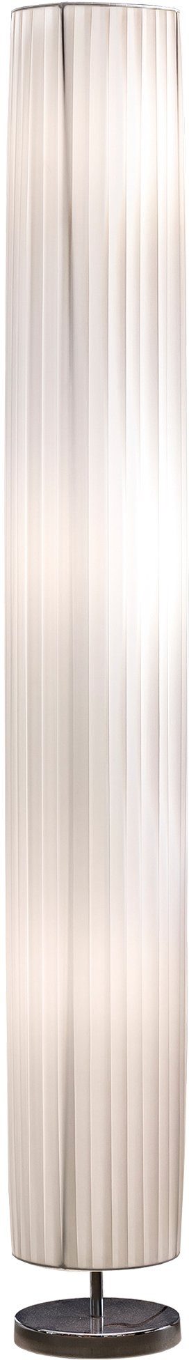 SalesFever Stehlampe Leah, ohne Leuchtmittel, Plissee Lampenschirm aus Latex