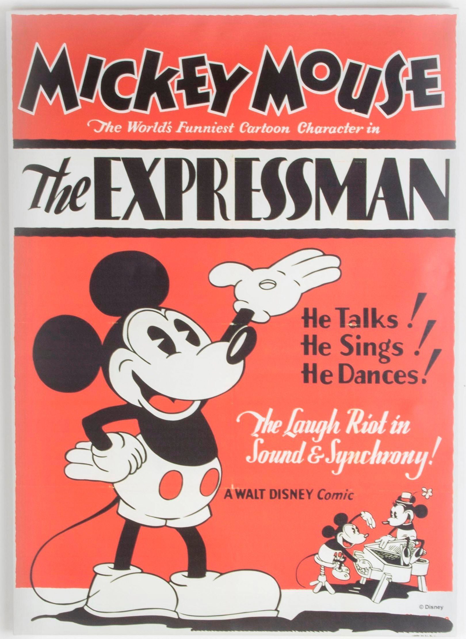 the EXPRESSMAN Leinwandbild MICKEY Art for home