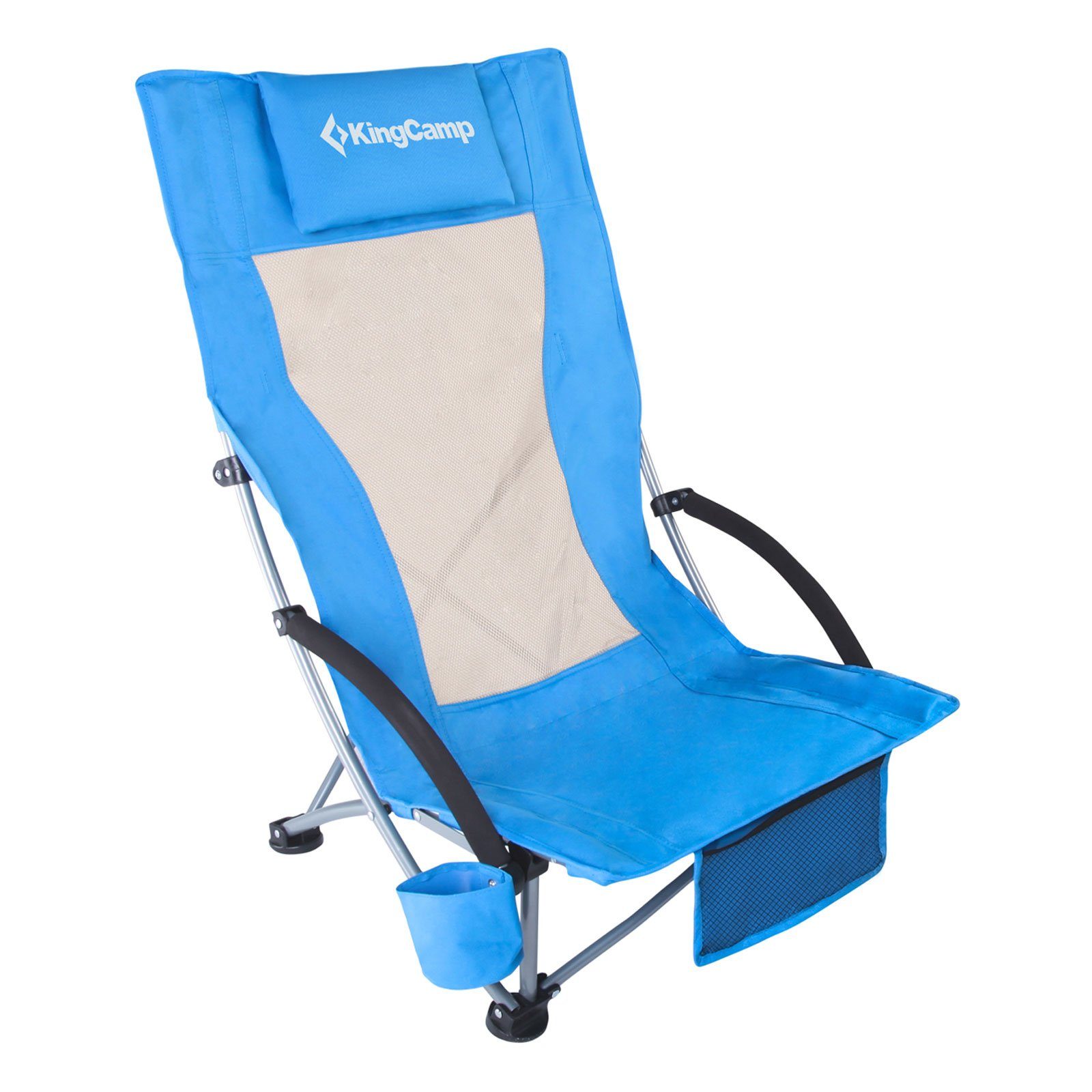 KingCamp Campingstuhl Strand Liege Stuhl Hoch günstig online kaufen