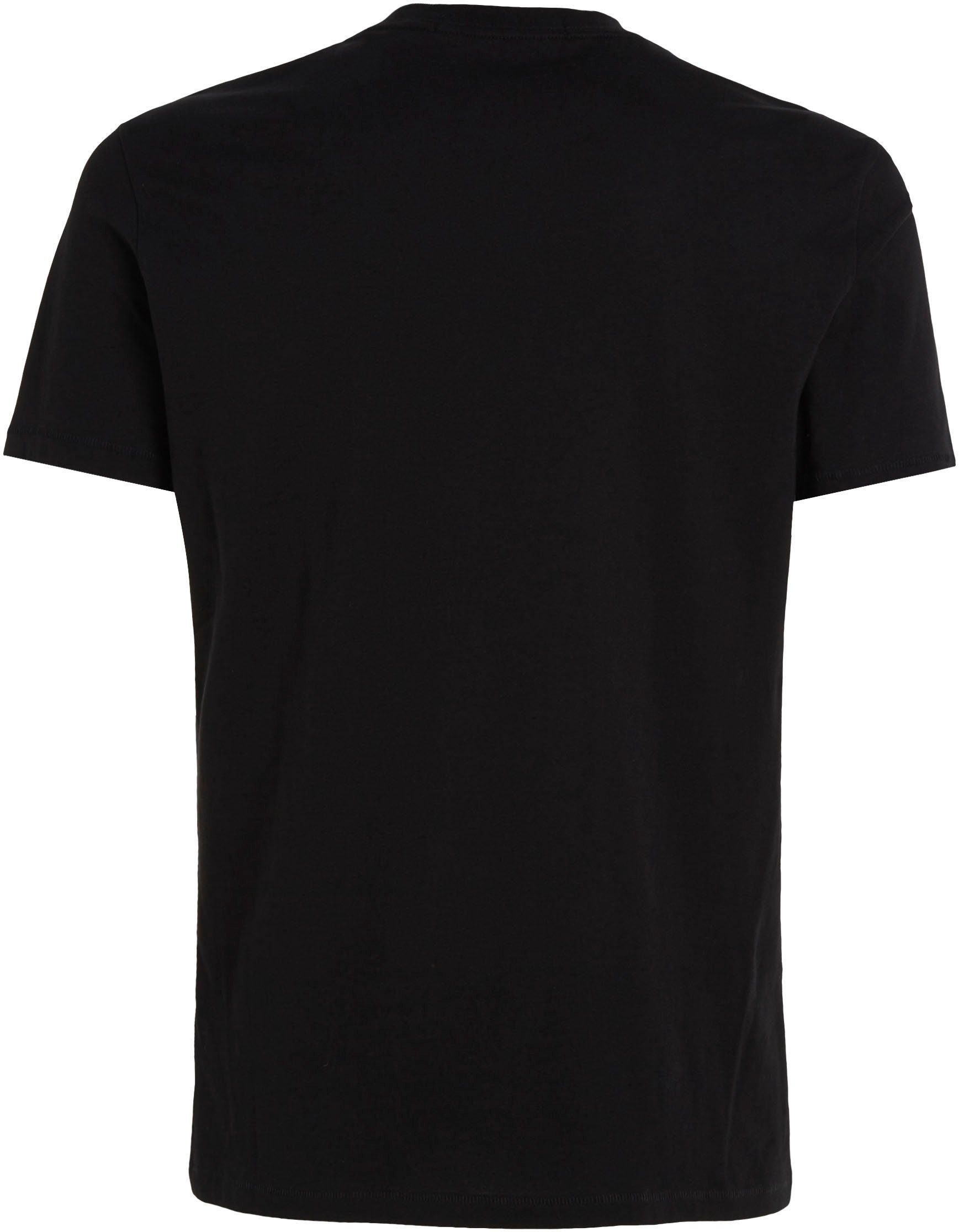 T-Shirt der Jeans Black SEASONAL MONOLOGO Ck Klein Calvin Klein Brust Calvin mit auf TEE Logoschriftzug