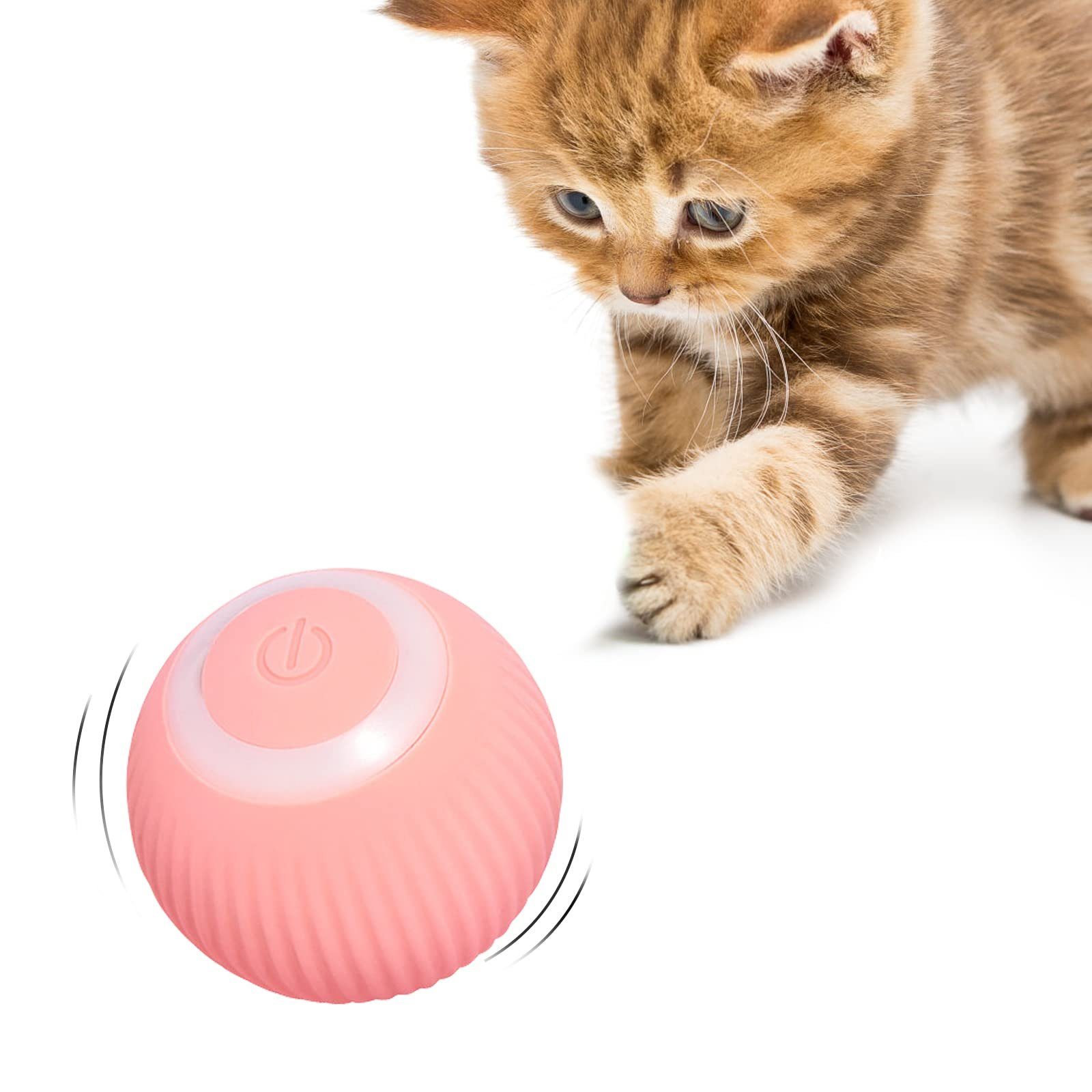 Coonoor Tier-Beschäftigungsspielzeug Katzen Intelligenter Interaktiver Ball