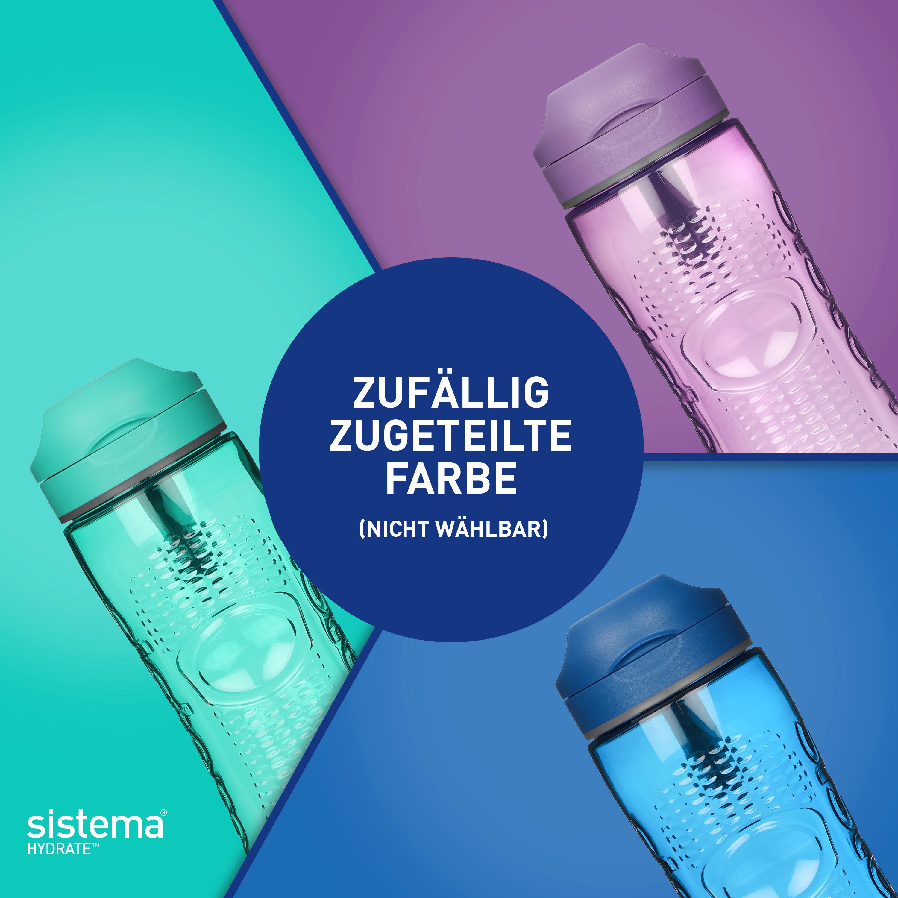 sistema Trinkflasche Sistema 520ml Tritan Quick Flip Bottle - Pink