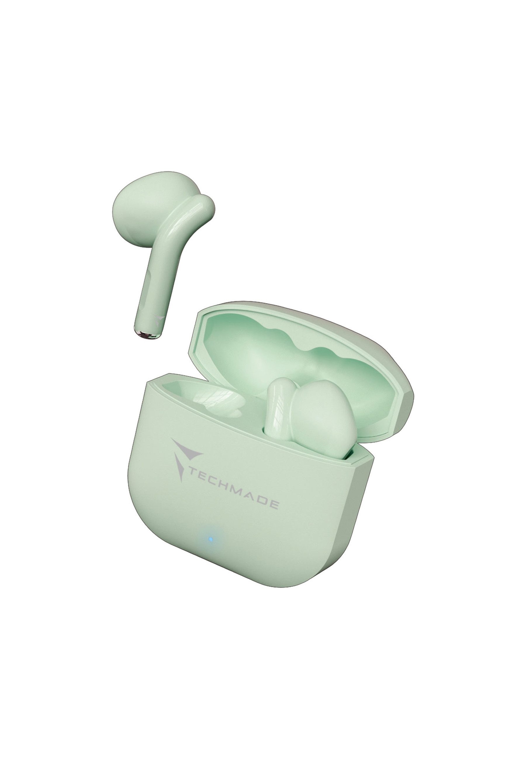 Techmade Techmade Earbuds XM201 Green wireless In-Ear-Kopfhörer (Noise-Cancelling)