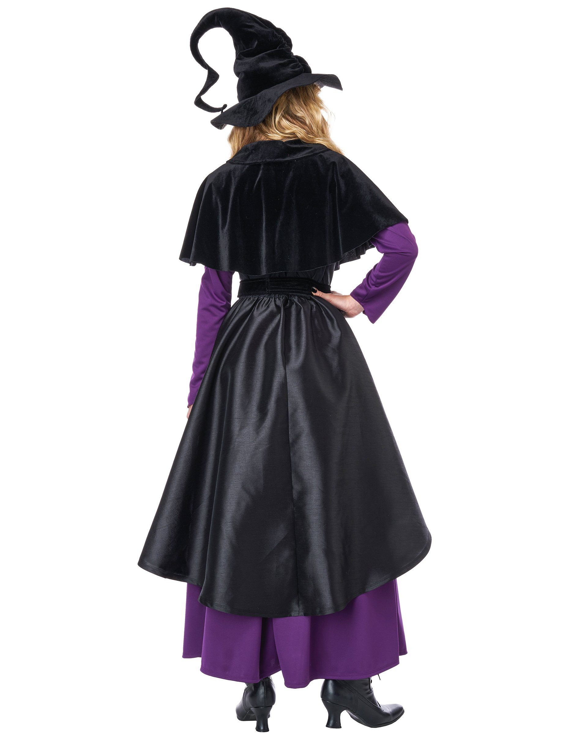California Costumes Kostüm Hexenkostüm für Damen - Schwarz/Violett, Deluxe