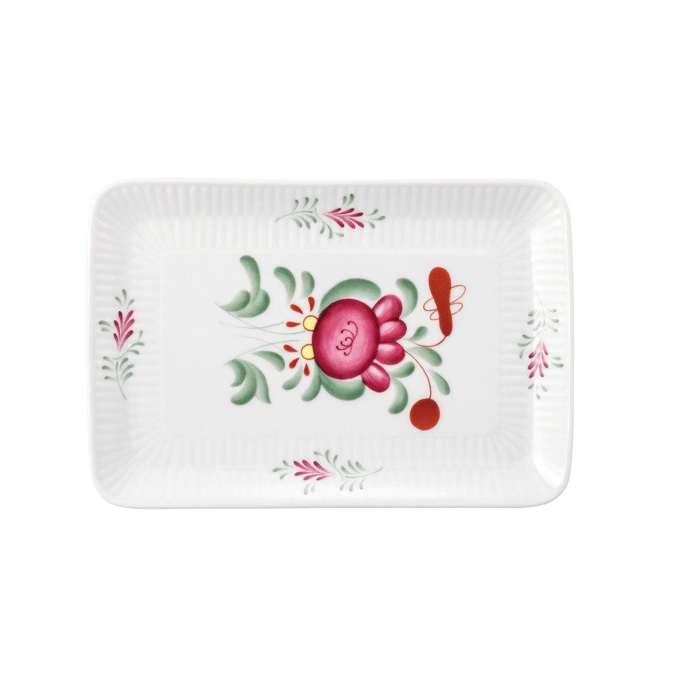 Seltmann Weiden Butterdose Seltmann Weiden Amina Ostfriesenrose Butterplatte 18cm, Porzellan, (Packung)