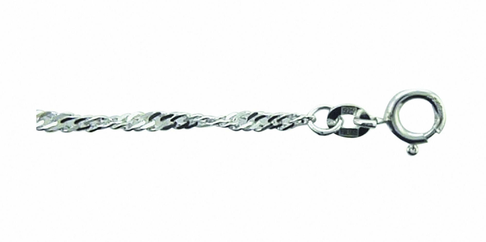 Adelia´s Silberkette Damen 925 Silber Singapur günstig online kaufen