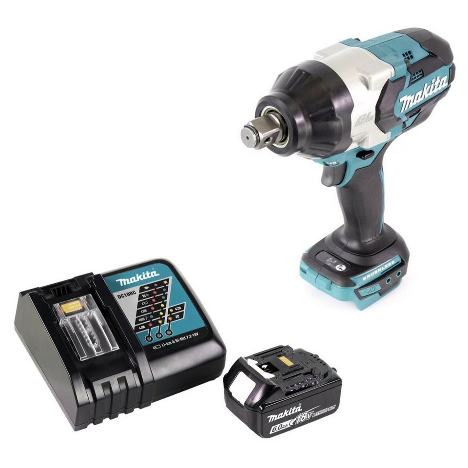 Thumbnail - Makita Akku-Schlagschrauber DTW 1001 RG1 Akku Schlagschrauber 18V 3/4“ 1050Nm Brushless + 1x Akku